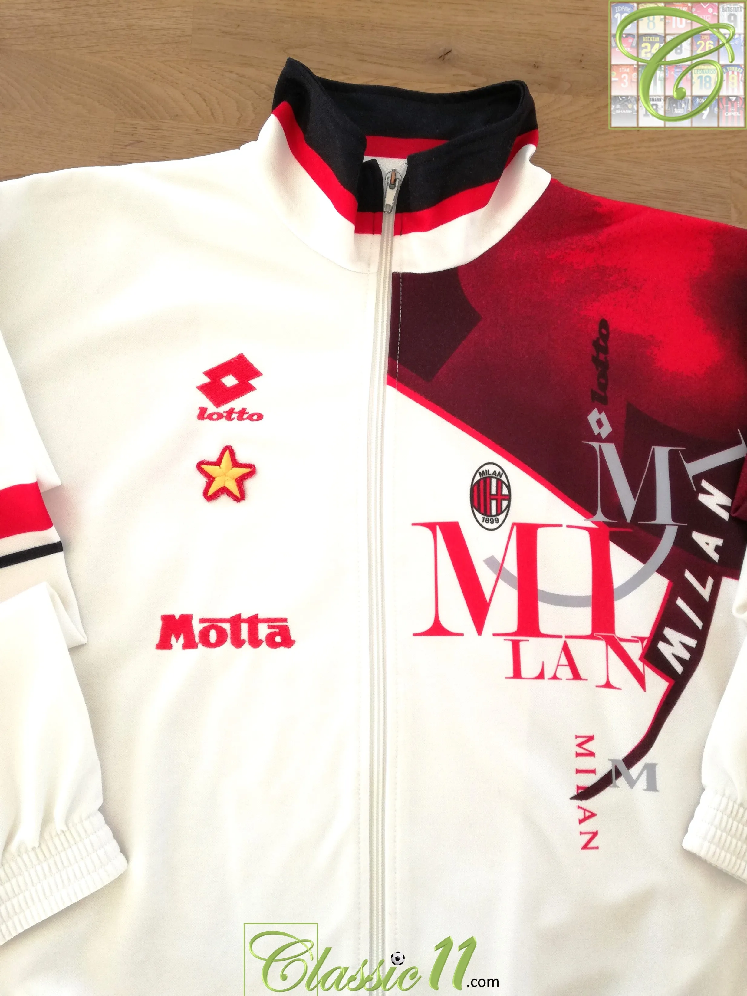 1993/94 AC Milan Track Jacket (L)