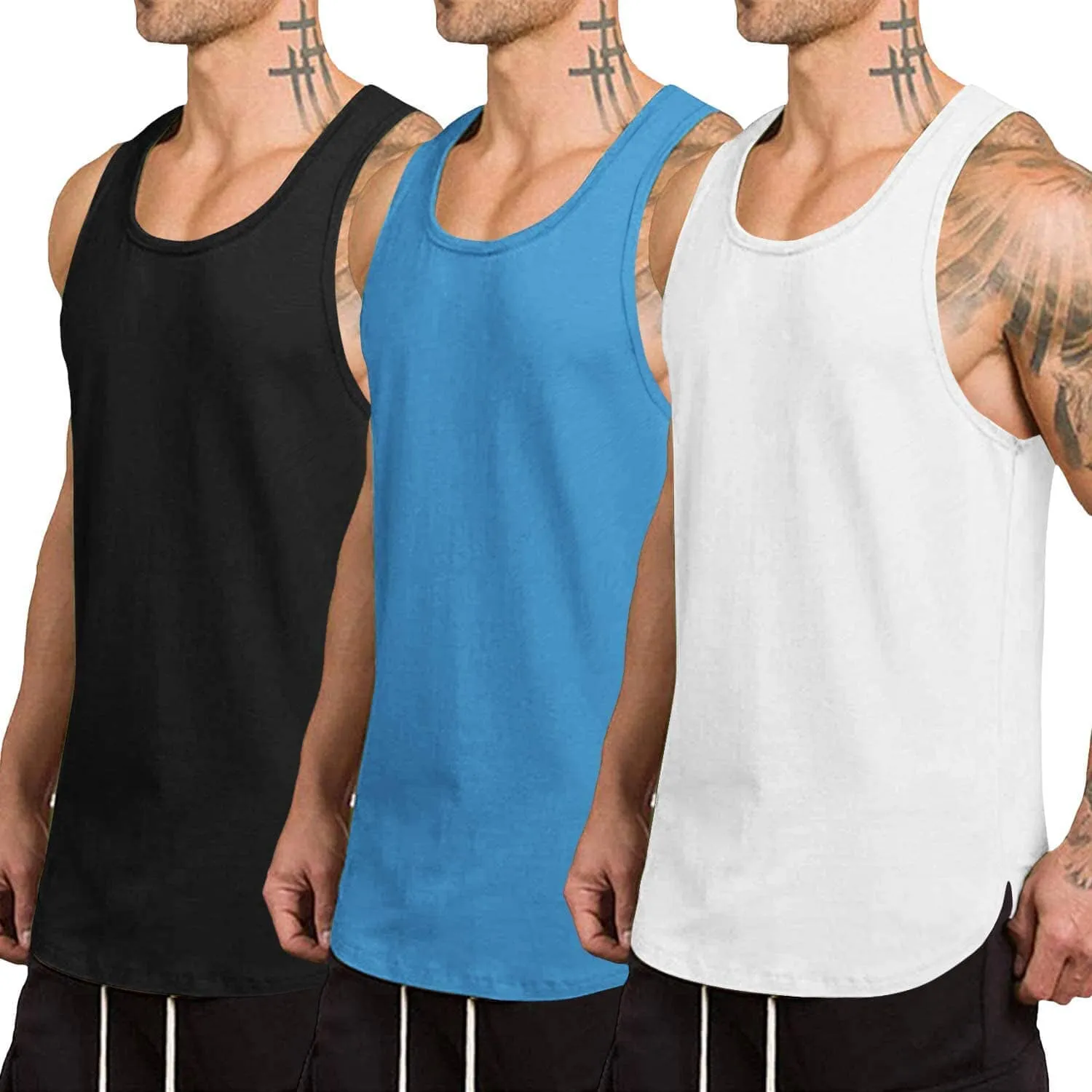 3-Pack Quick Dry Gym Vest (US Only)