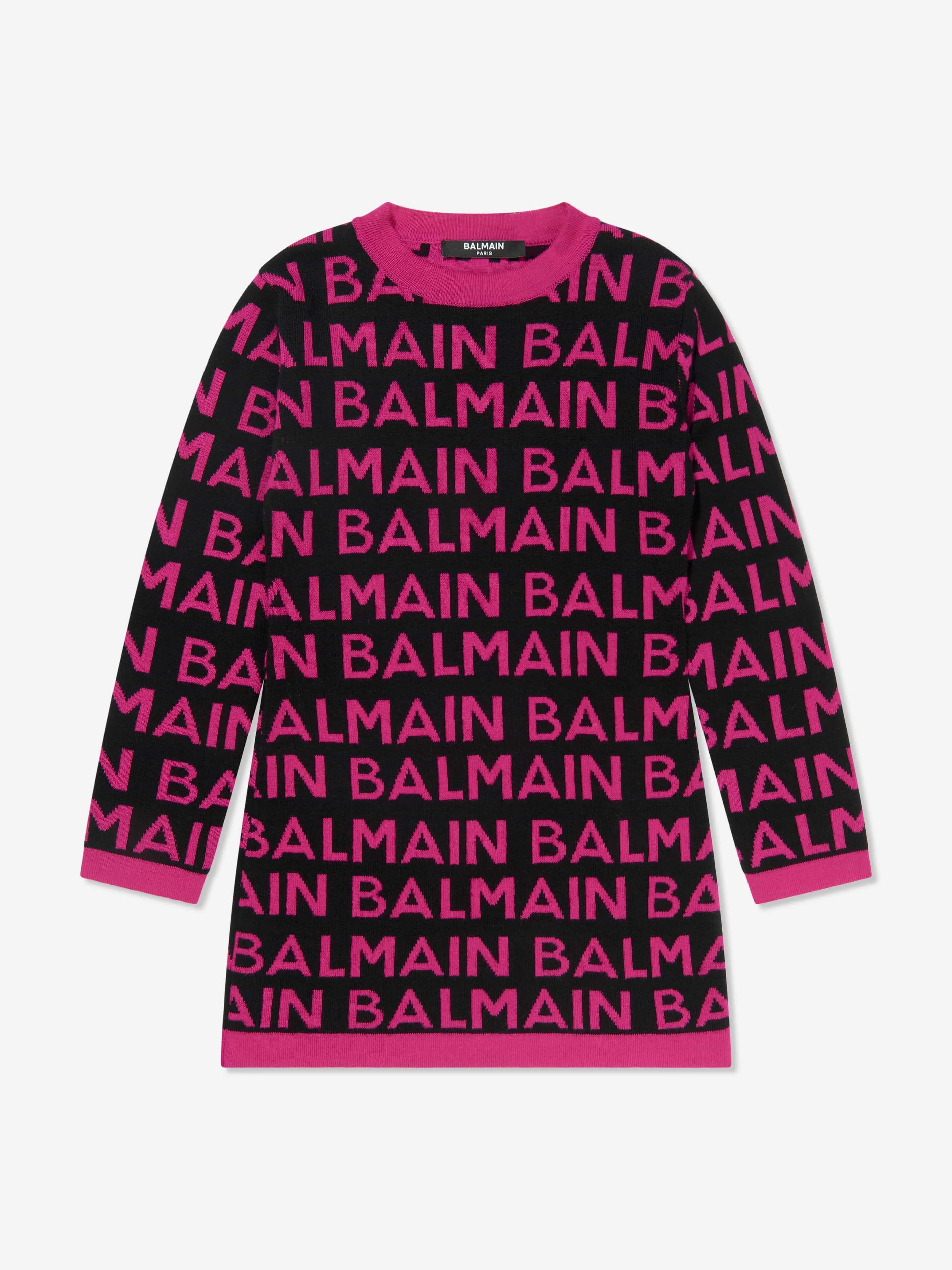 Balmain Girls Logo Jumper Dress