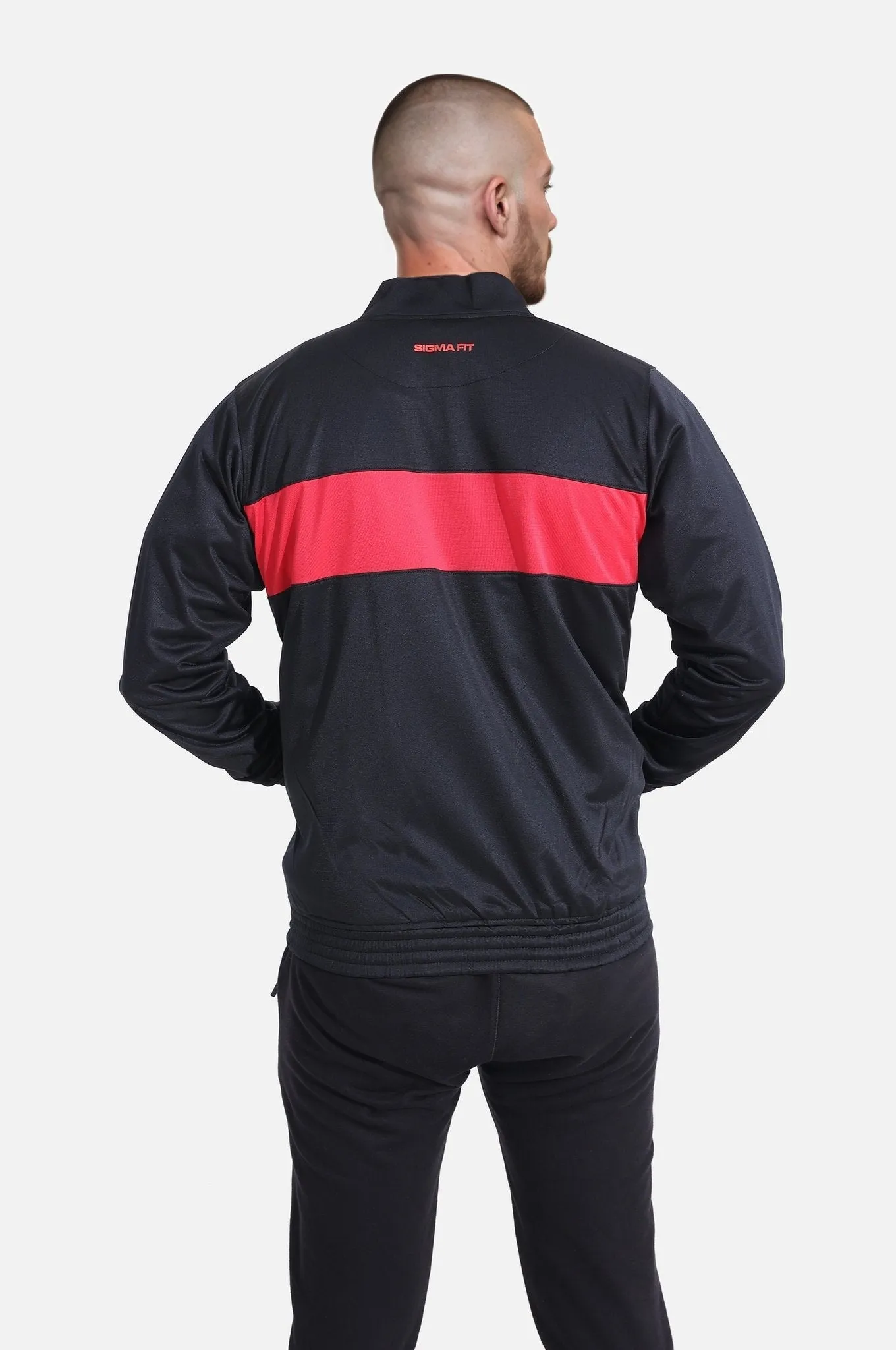 Black Men Tracksuit Jacket