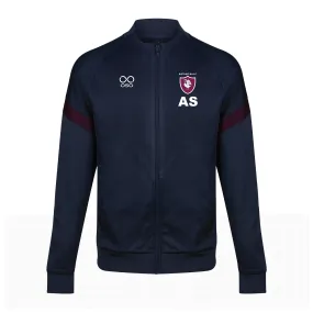 Bletchley RUFC Tech Full Zip Track Top - Navy/Maroon