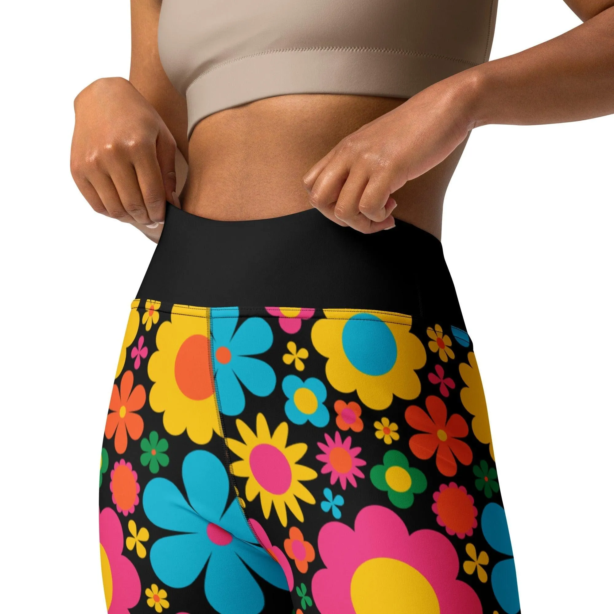 BLOOMPOP happy -2- Yoga Leggings