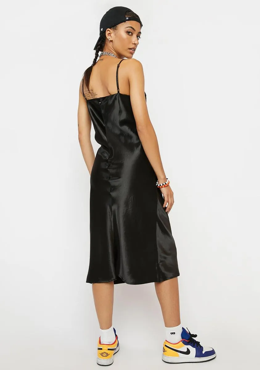 Boulevard Satin Slip Dress