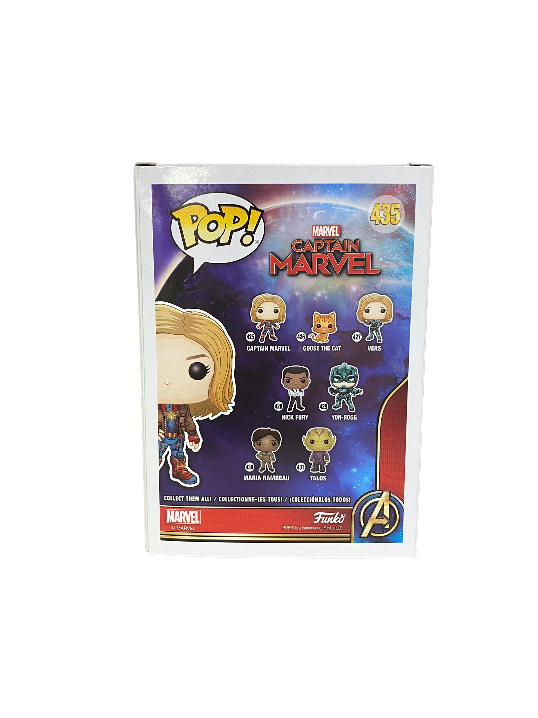 Captain Marvel #435 (w/ Jacket) Funko Pop! - Captain Marvel - Hot Topic Exclusive - Condition 9.5/10