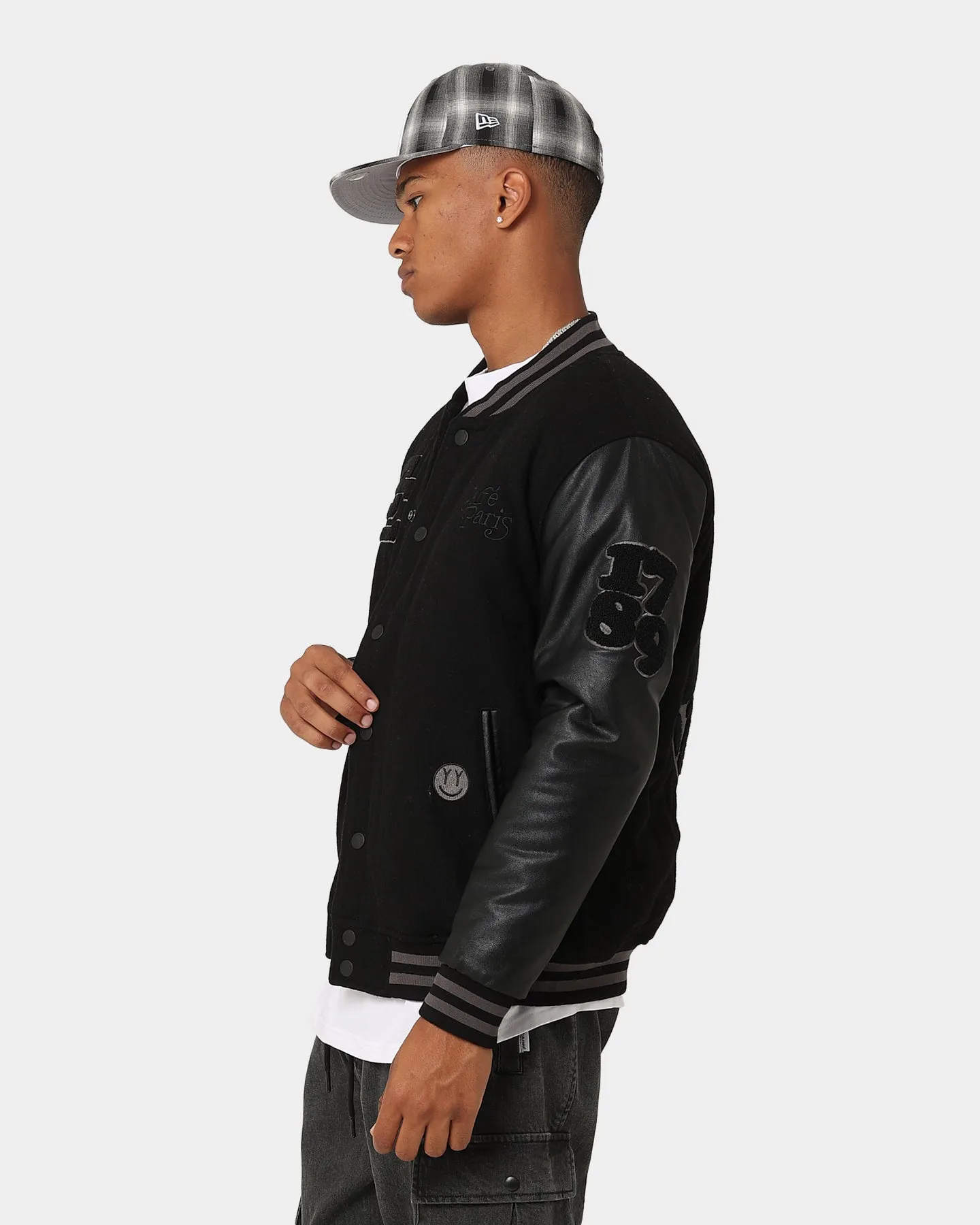 Carré Peace Varsity Jacket Black/Black