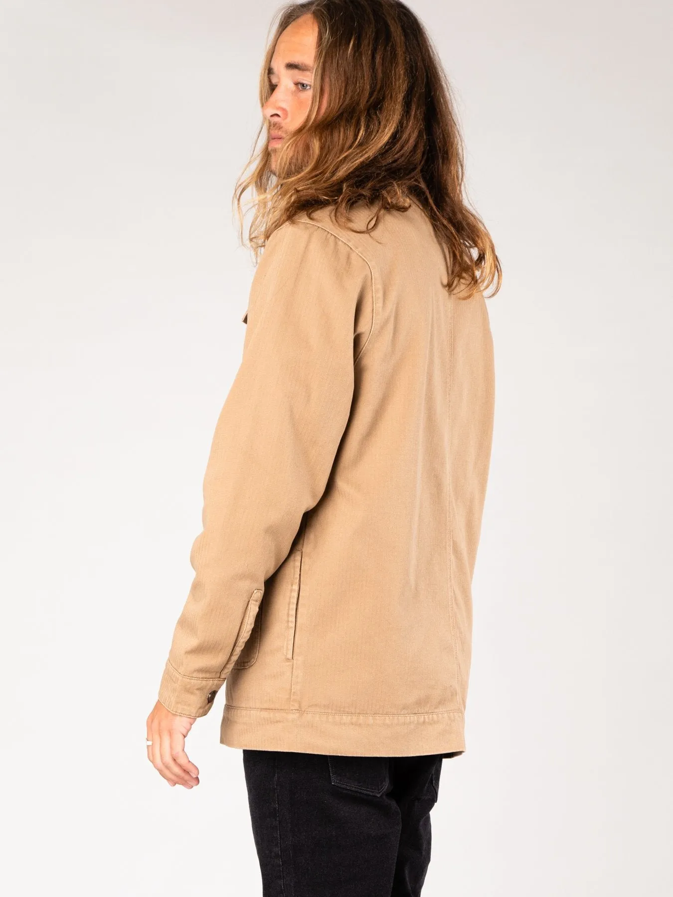 Charles Chore Jacket - Latte