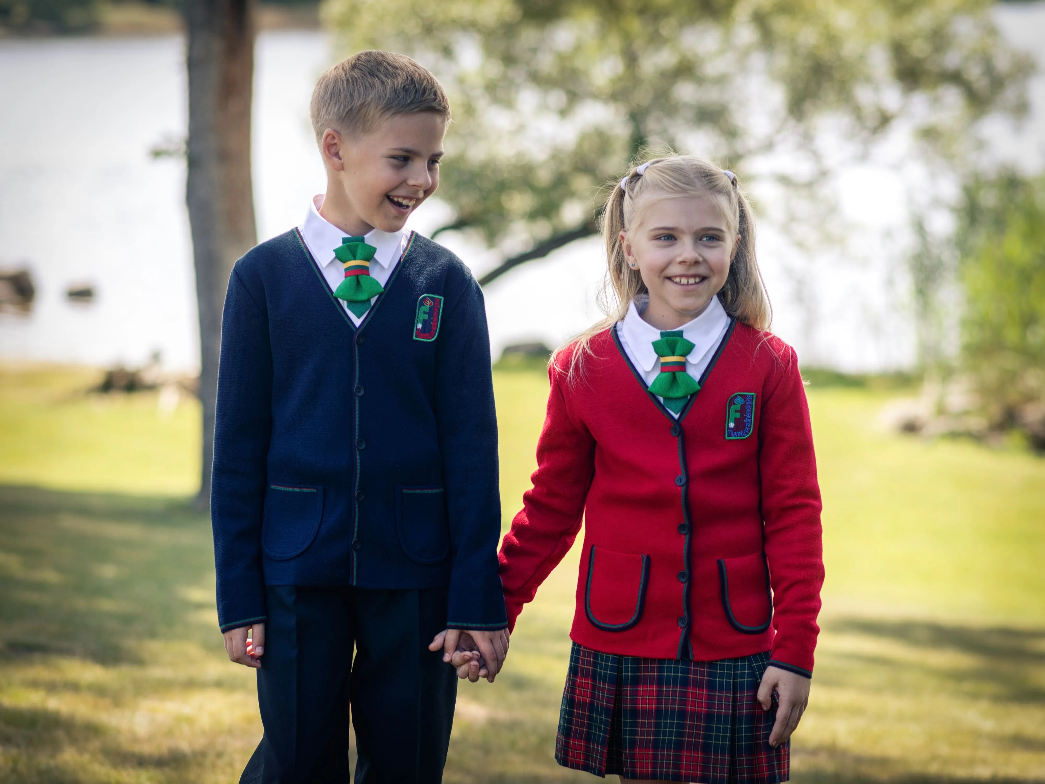 CHILDREN'S TIE TRICOLOUR