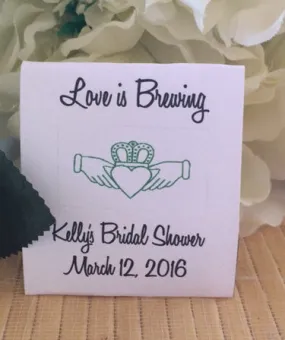 Claddagh Wedding Tea Packets