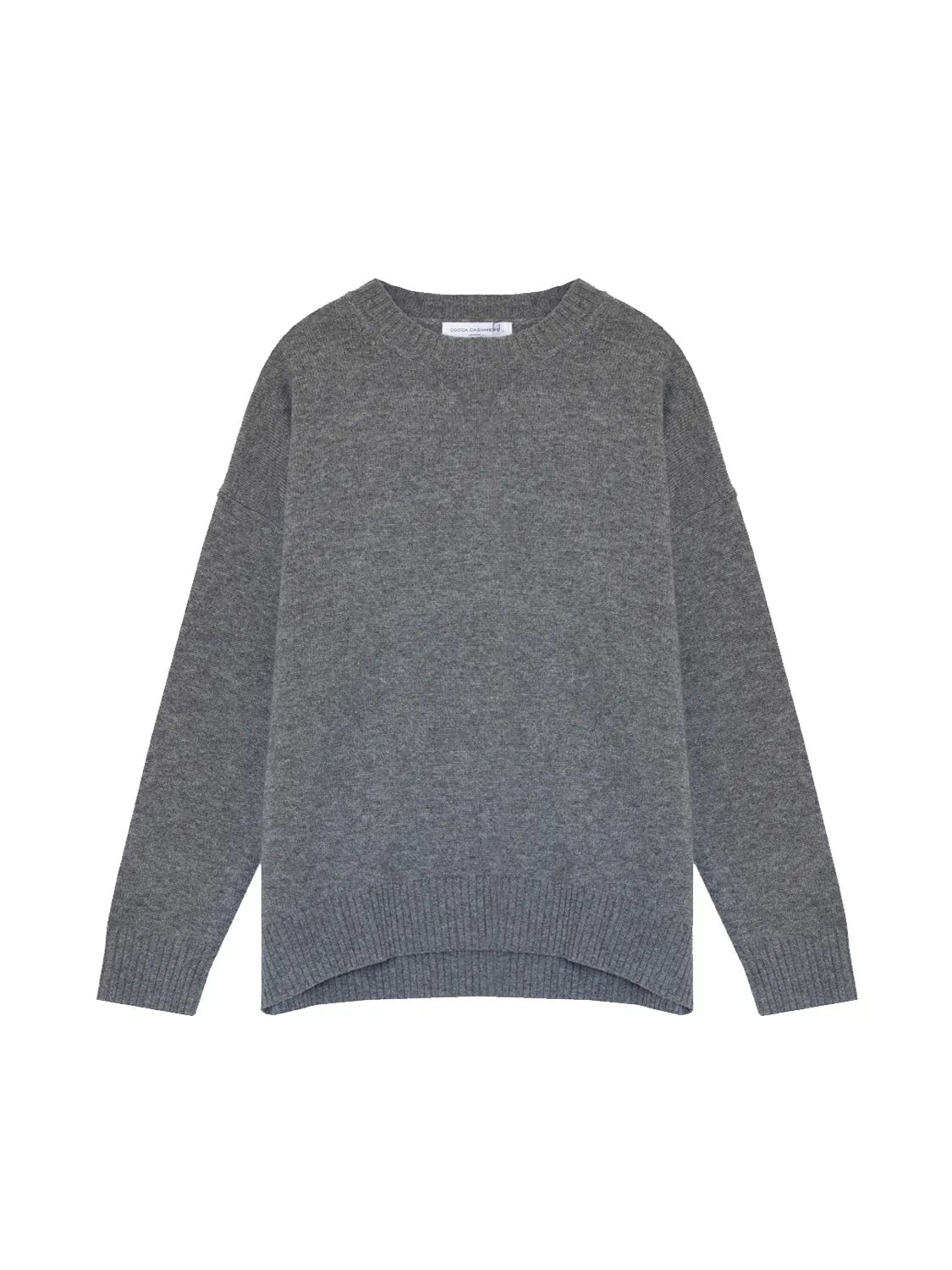 Core Oversized Crew Neck Wool/Cashmere Jumper