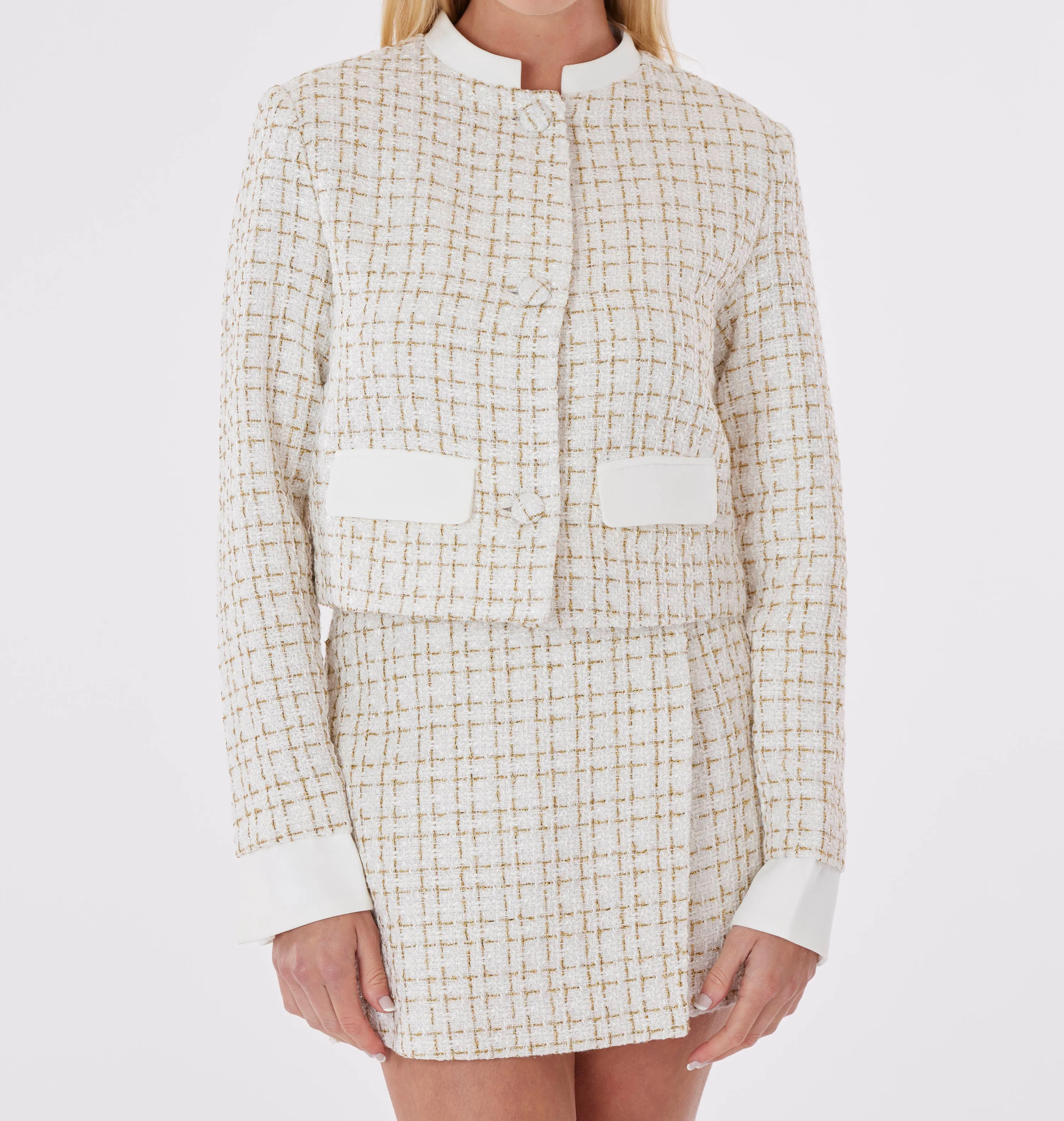 Cream Tweed Jacket