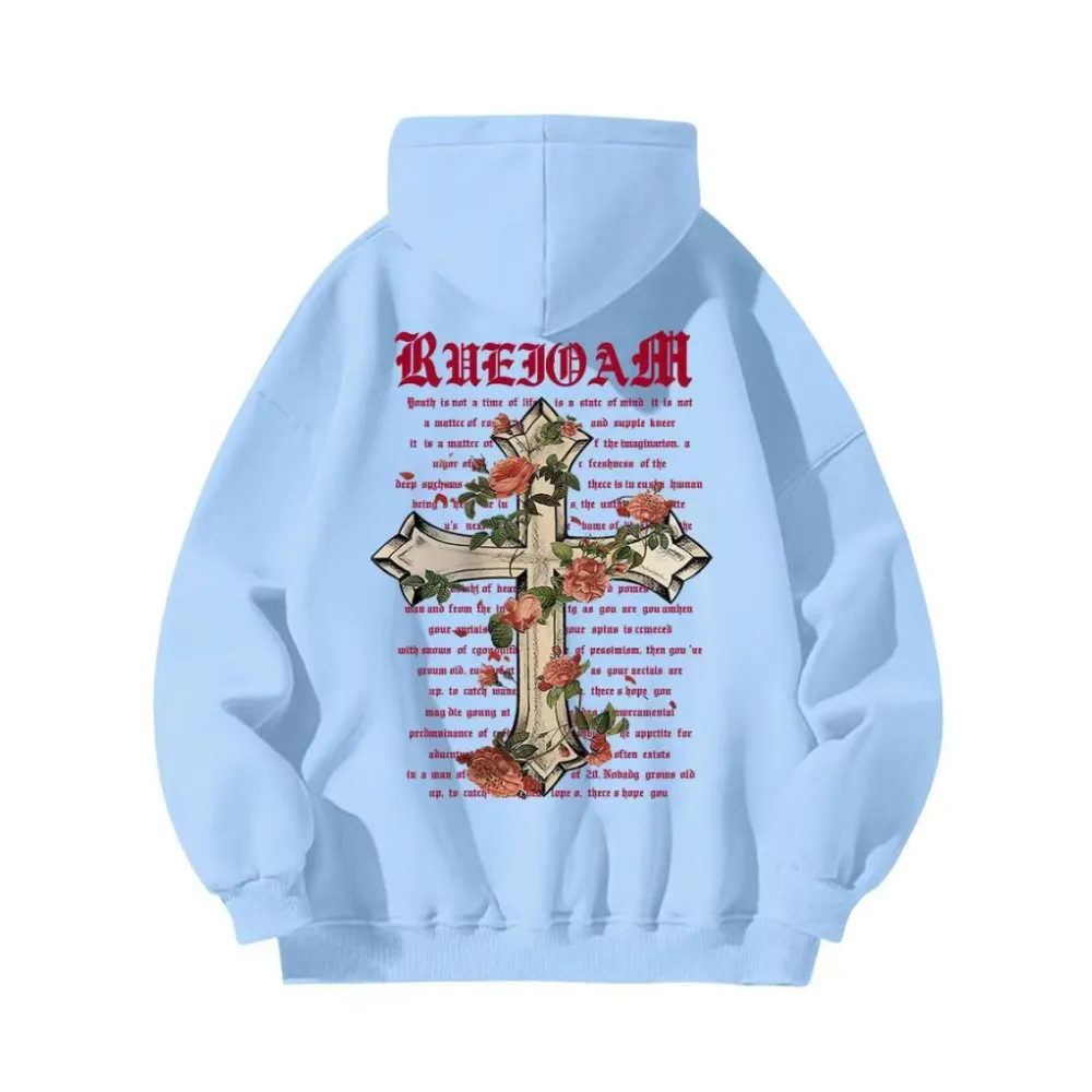 “Cross Flower D” Hoodie