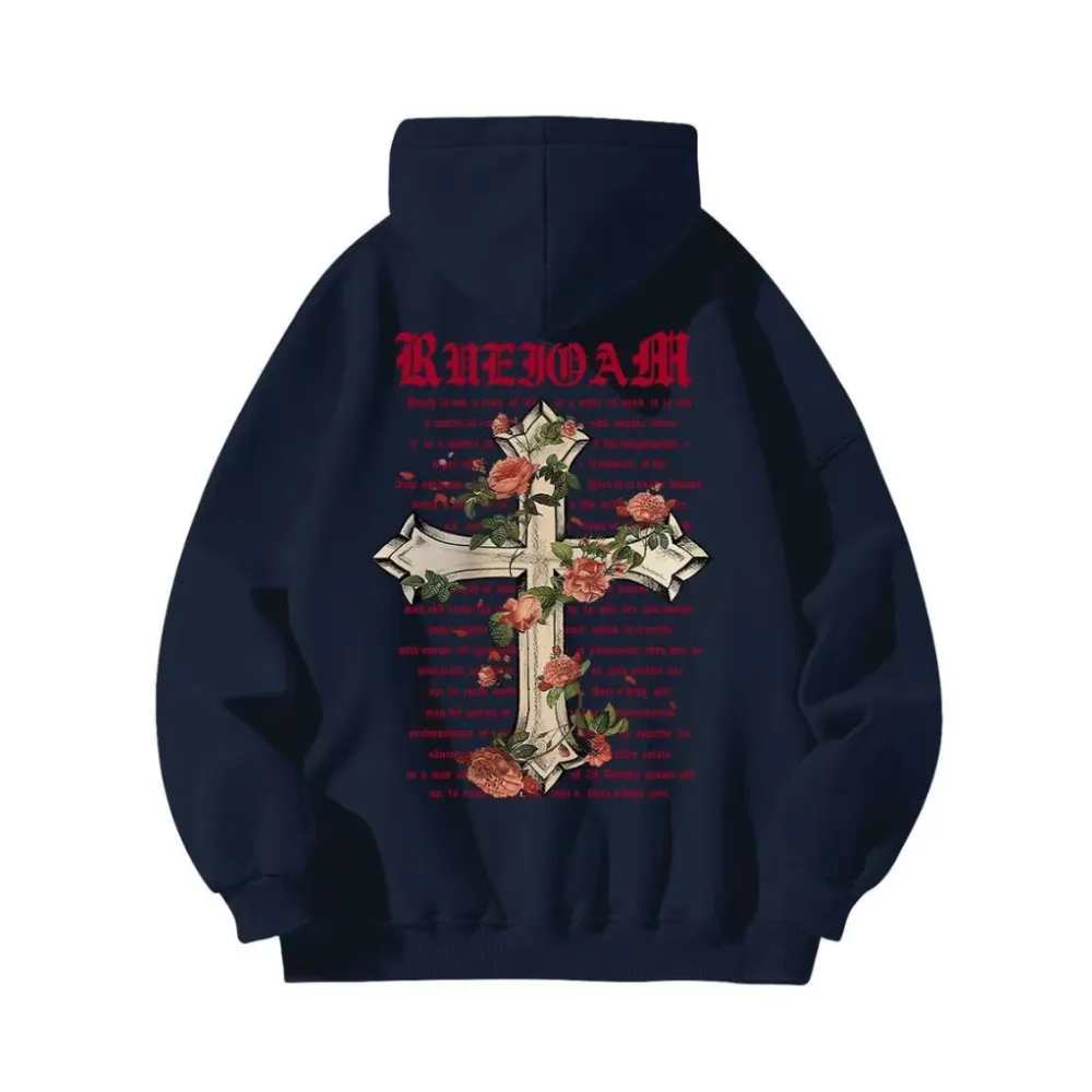 “Cross Flower D” Hoodie