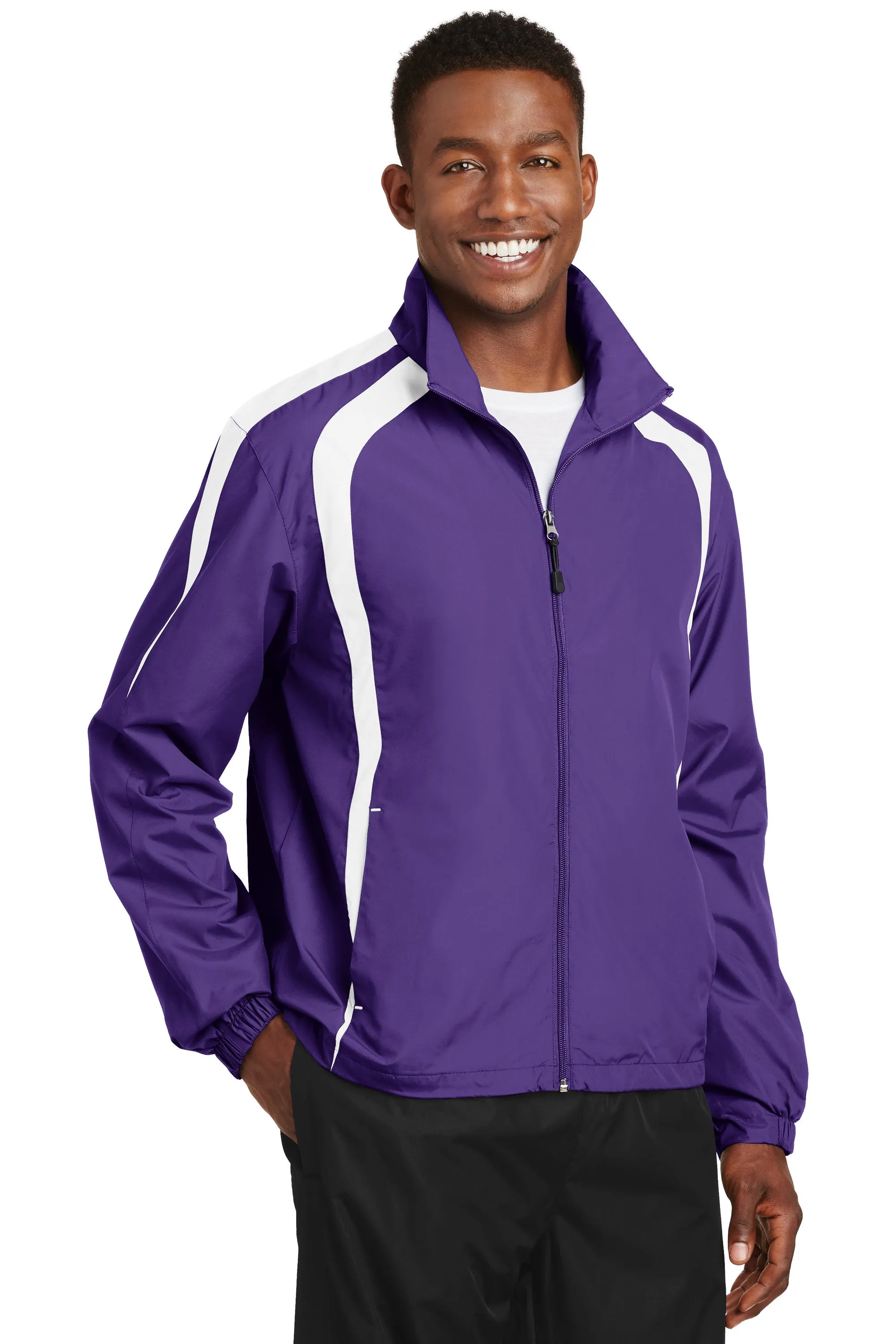 Custom Embroider Colorblock Raglan Jacket - Perfect for Team Sports