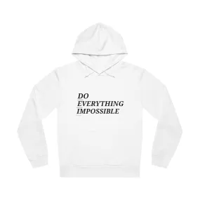 DEI 25 Black Logo Unisex Drummer Hoodie - 'Do Everything Impossible' Inspirational Sweatshirt