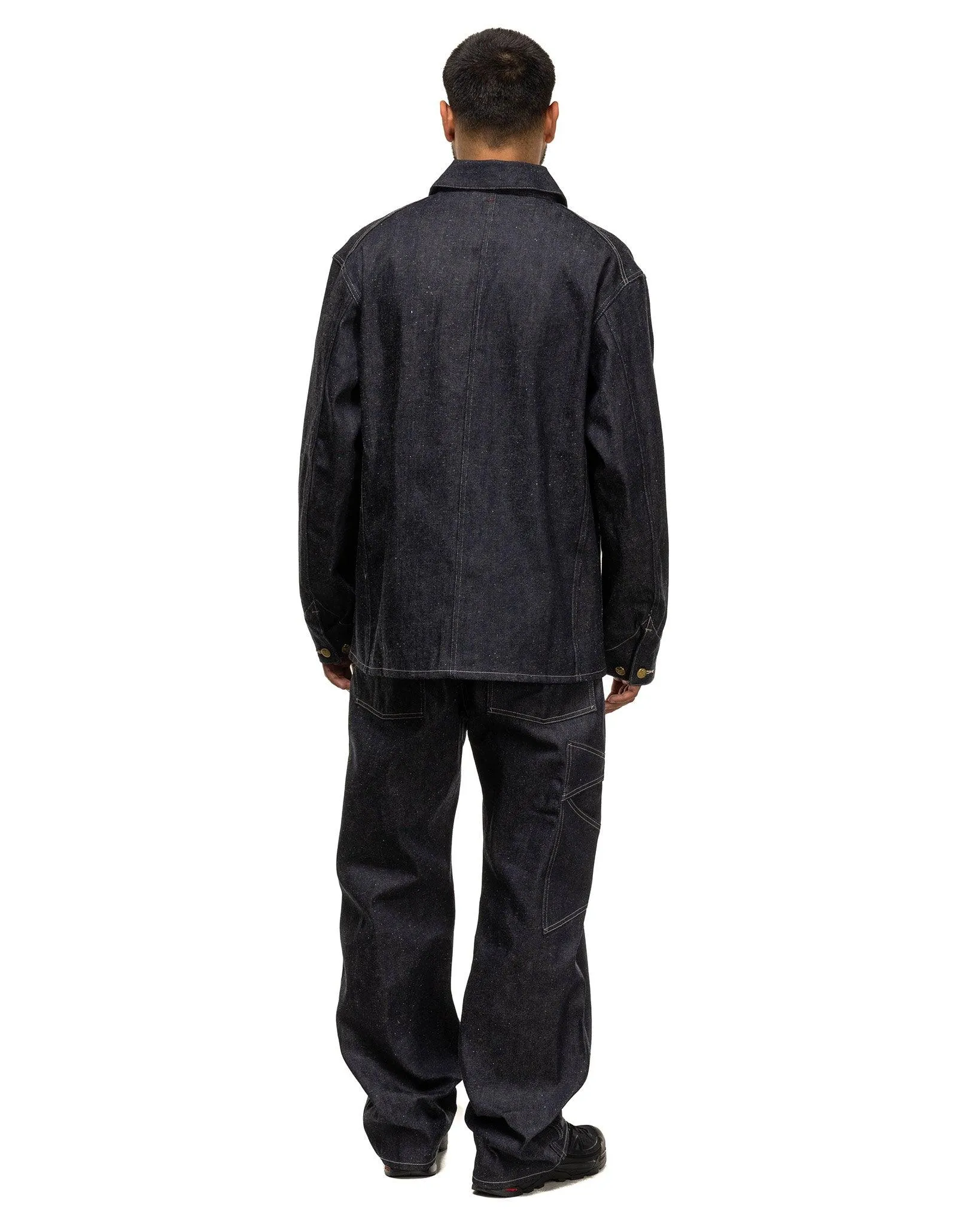 Denim Coverall Jacket Past Rigid Indigo