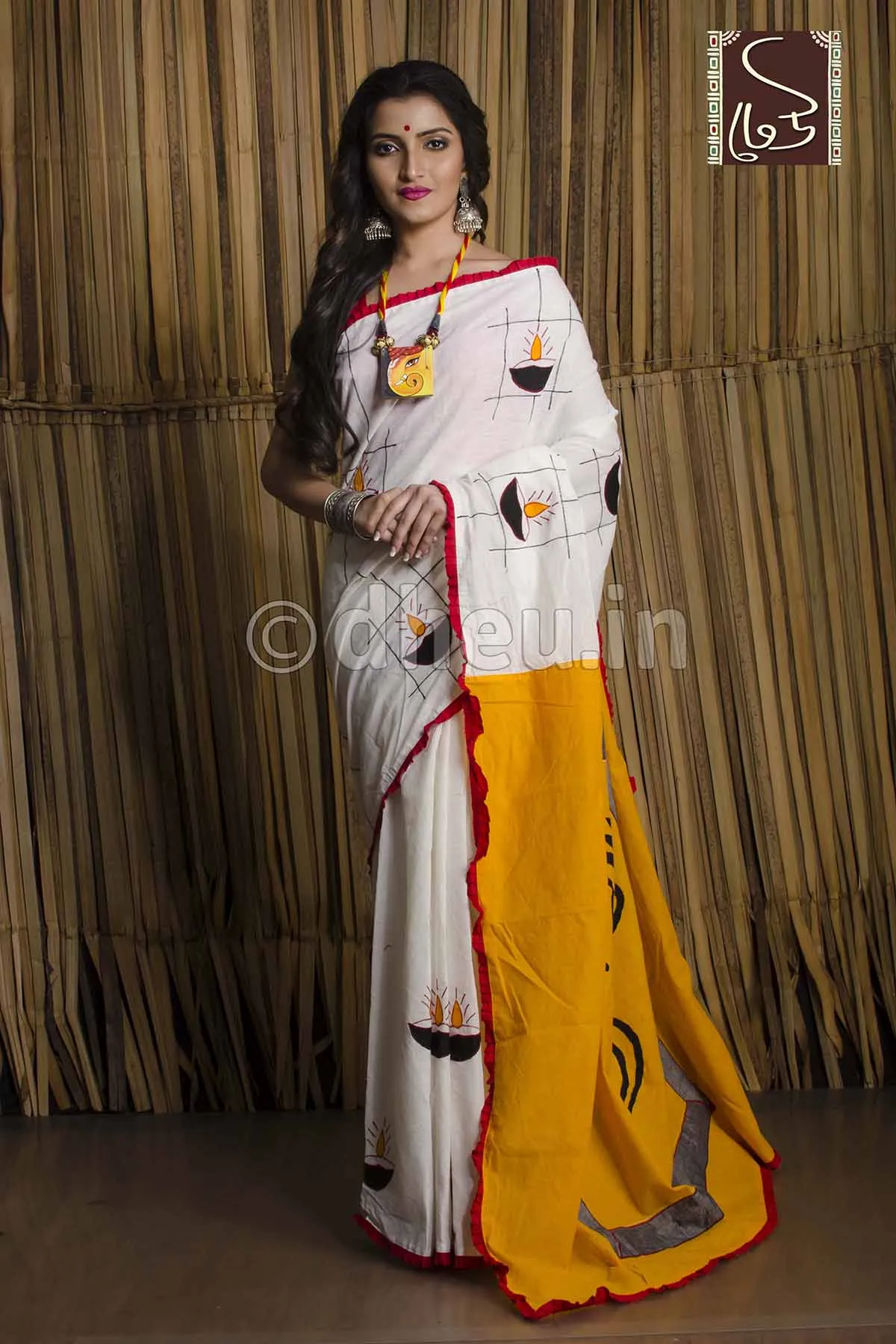 Diya-Dheu Exclusive Applique Saree