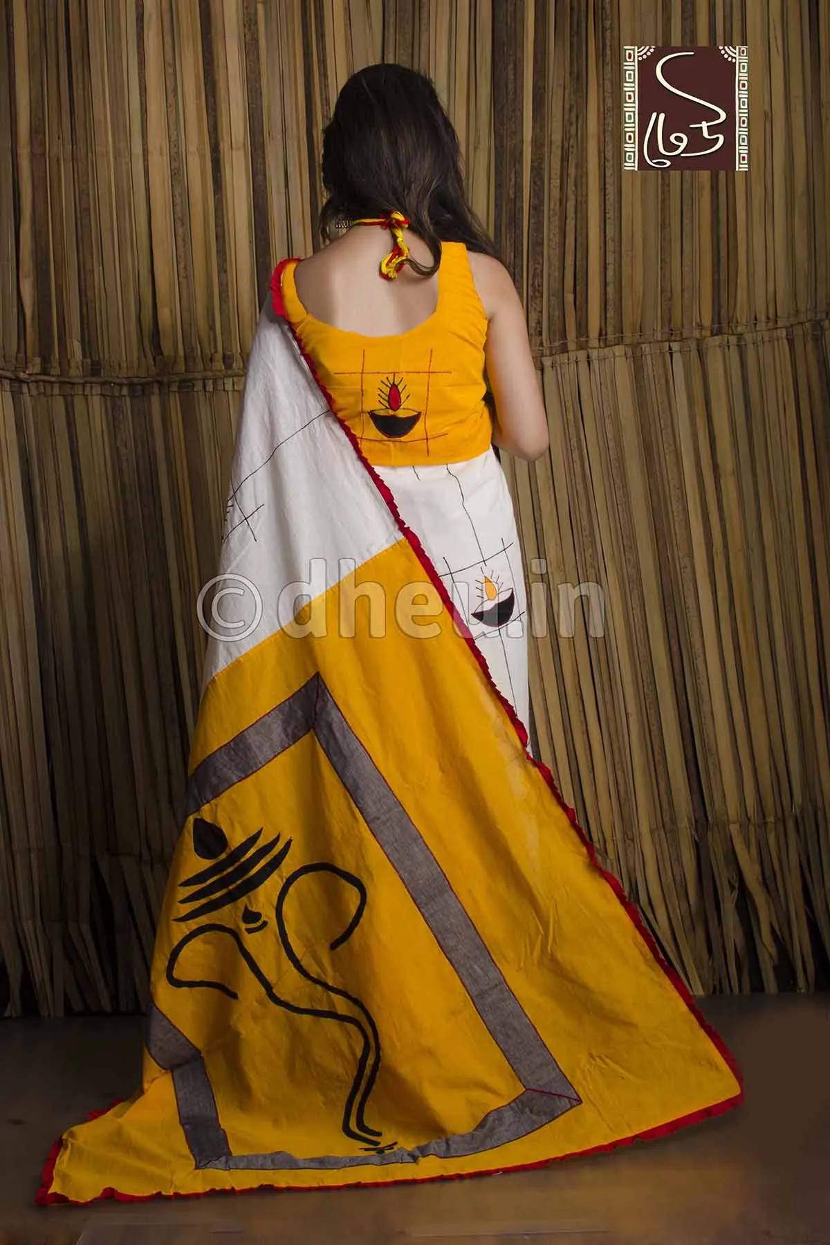 Diya-Dheu Exclusive Applique Saree