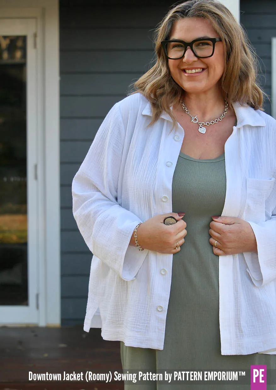 Downtown Jacket | Roomy Fit Sewing Pattern