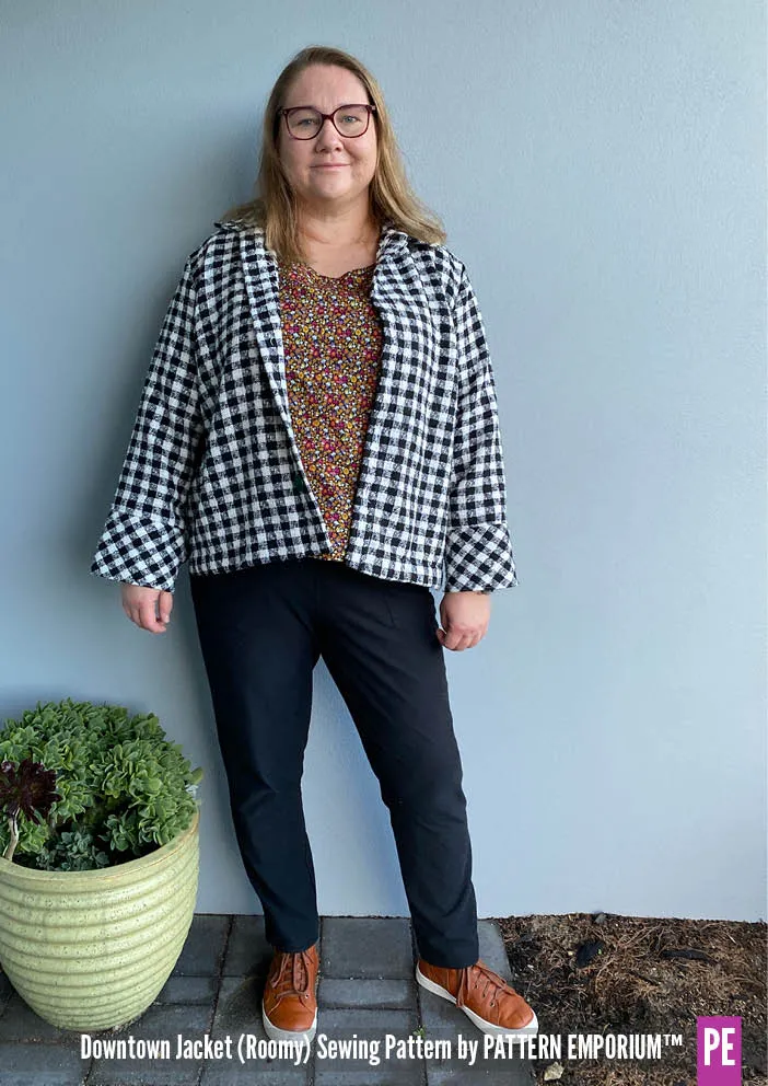 Downtown Jacket | Roomy Fit Sewing Pattern