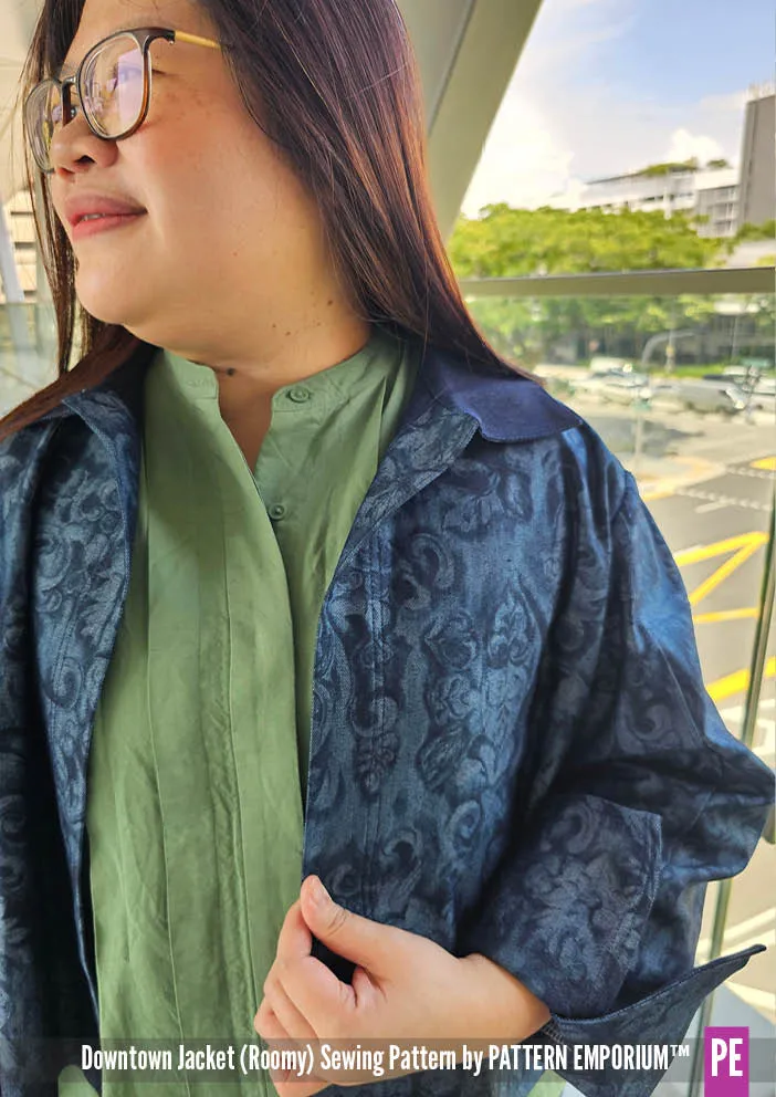 Downtown Jacket | Roomy Fit Sewing Pattern