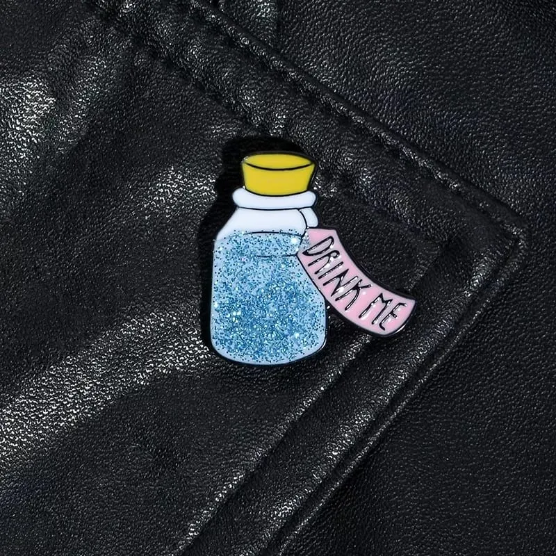 Drink Me Enamel Pin