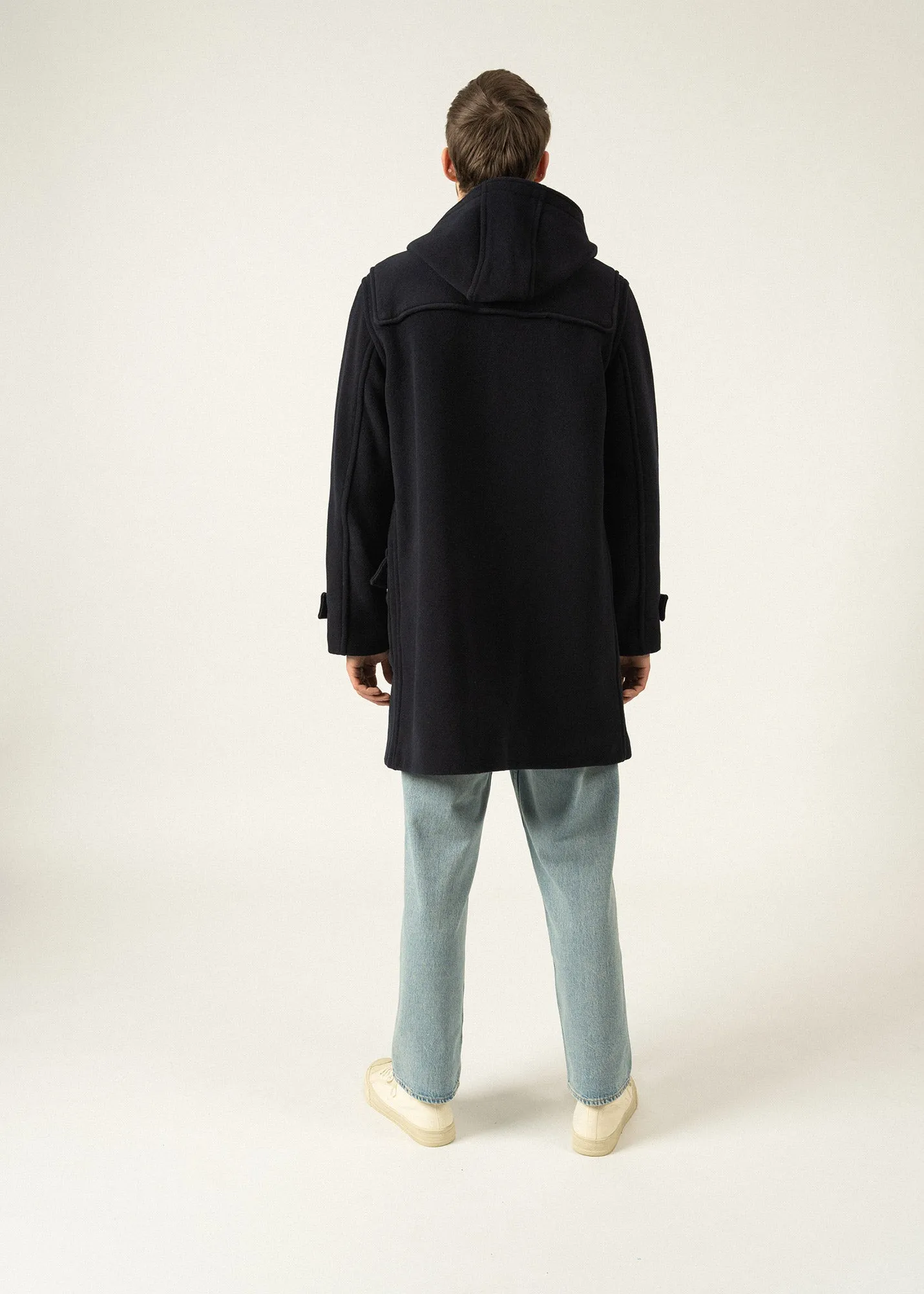 Duffle-coat Antarctique - en drap de laine (NAVY)