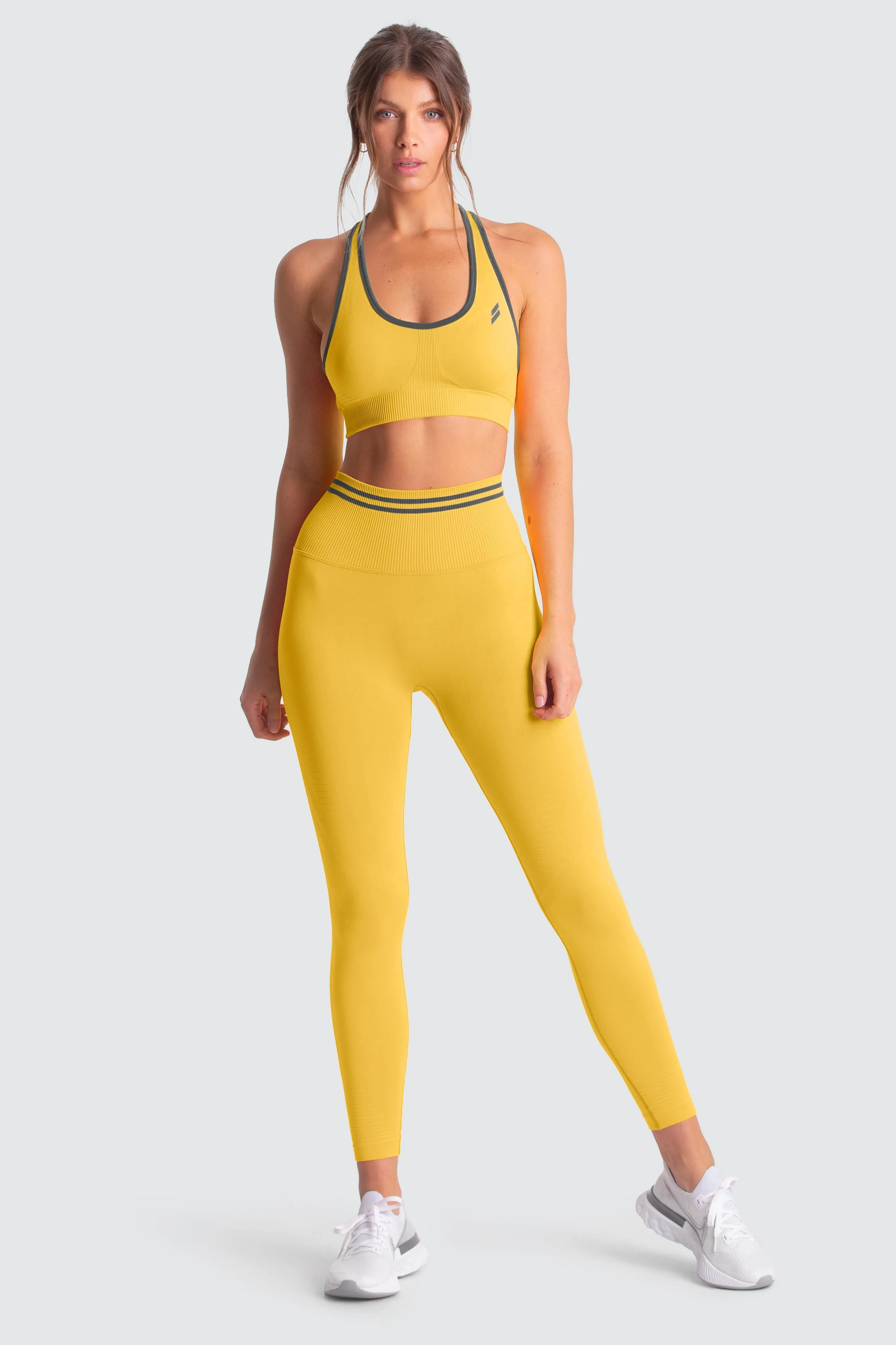 DYE Scrunch Seamless Leggings - Sunny Yellow