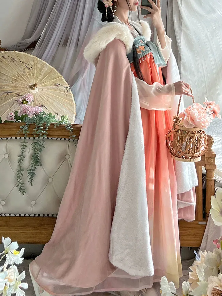 Fang Shui 防水 Waterproof Doupeng Fur Cloak Hanfu Accessory