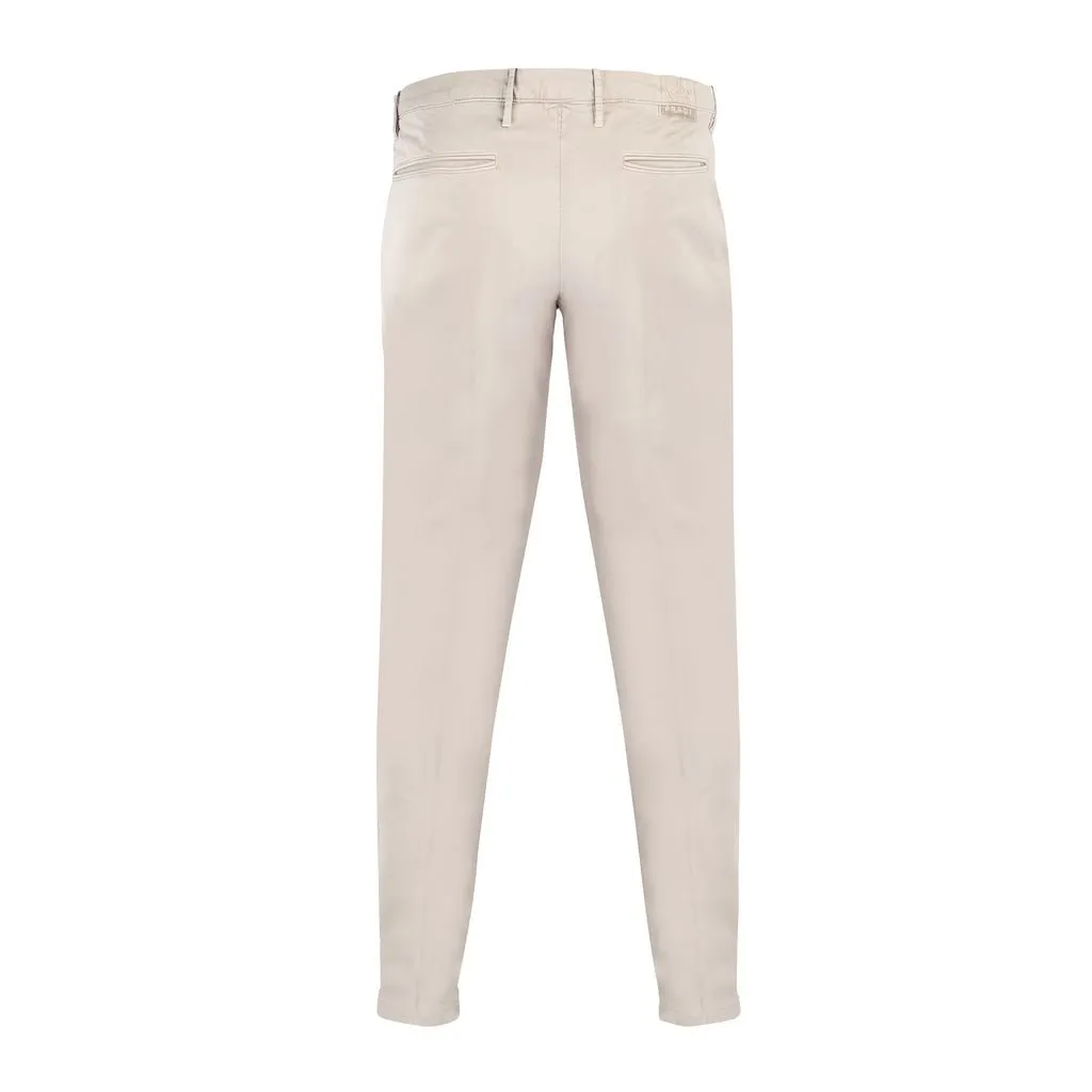 FRADI Satin Cotton Stretch Chino MUD REG