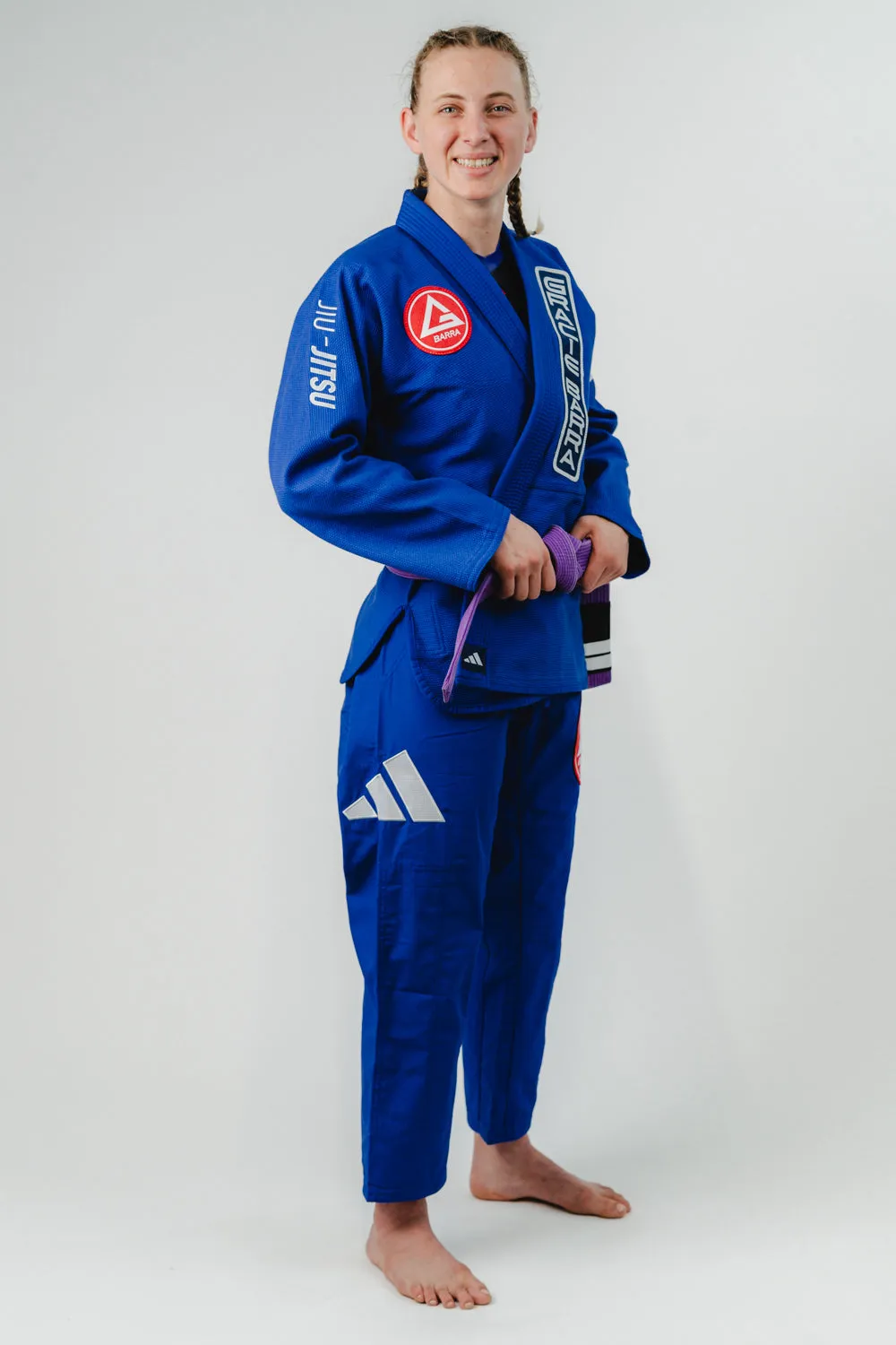 GB Performance Womens Kimono by Adidas - Blue