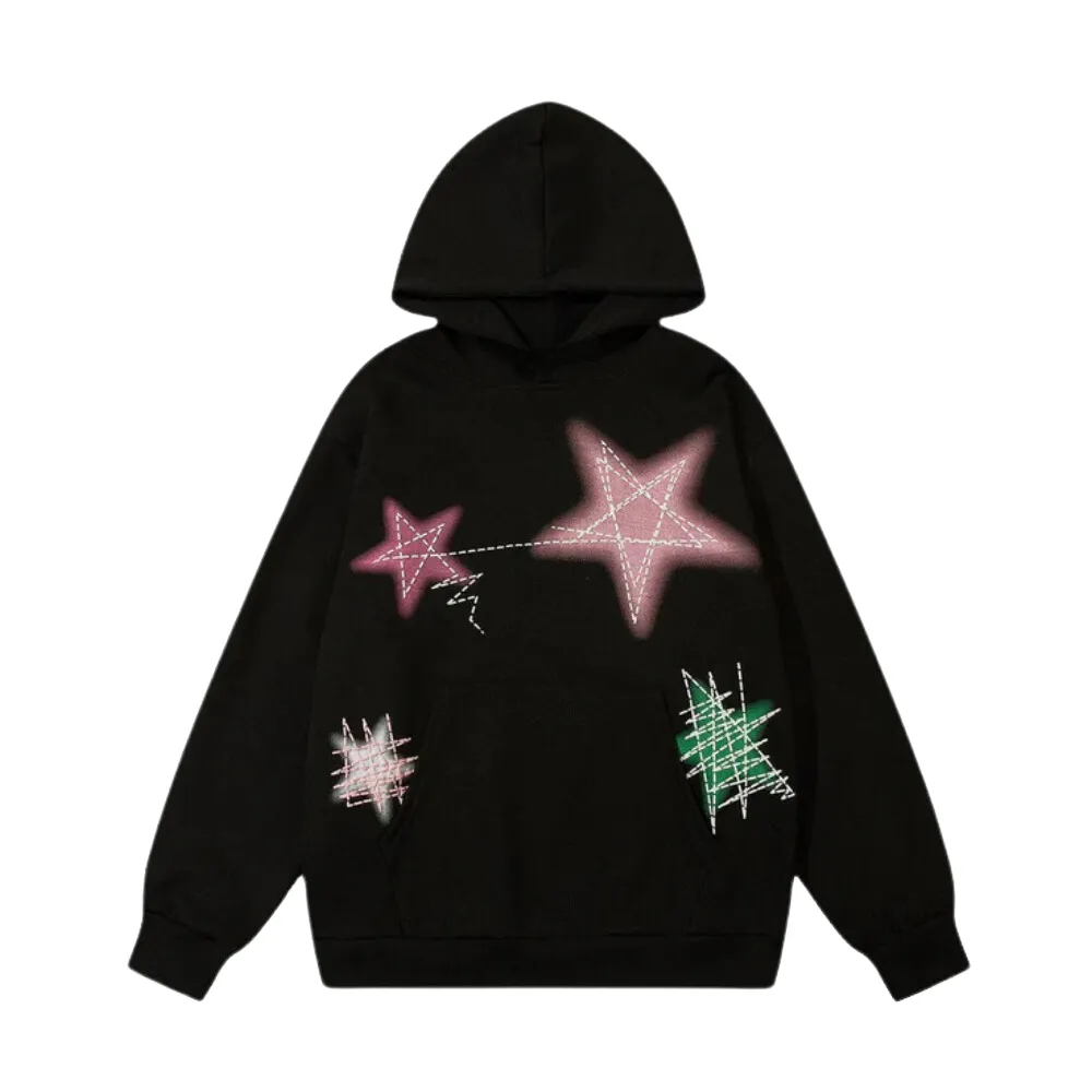 “Graffiti Line Star” Hoodie