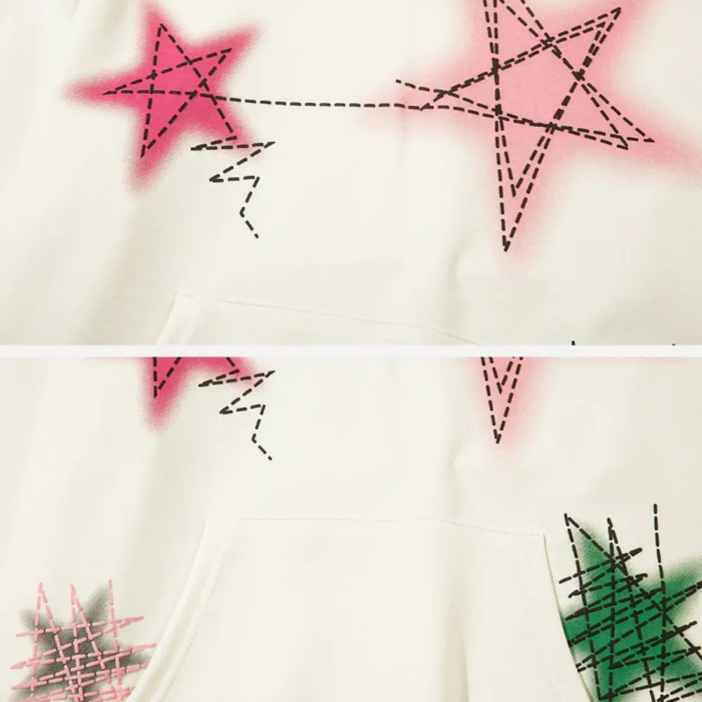 “Graffiti Line Star” Hoodie