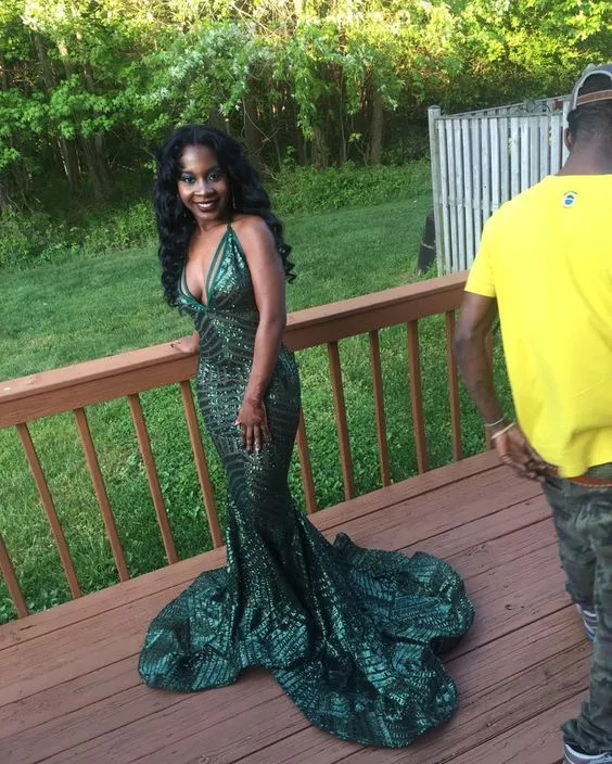 Green Prom Dress,Mermaid Prom Dress,Fashion Prom Dress      fg1724