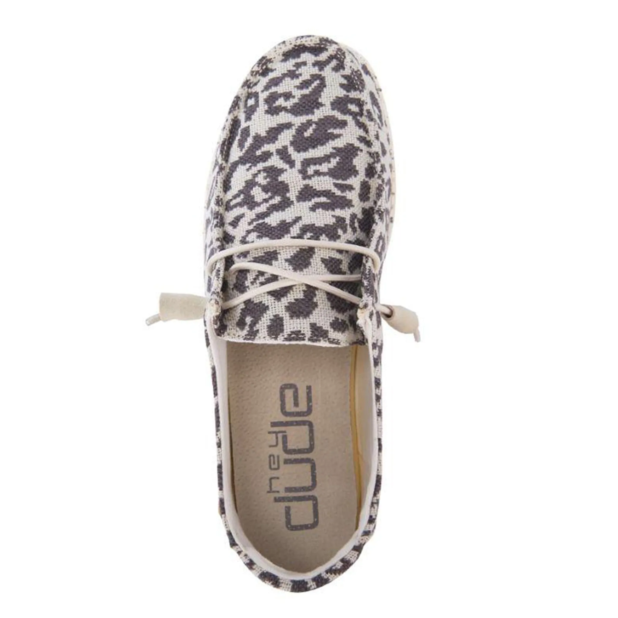 Hey Dude Wendy Cheetah Grey