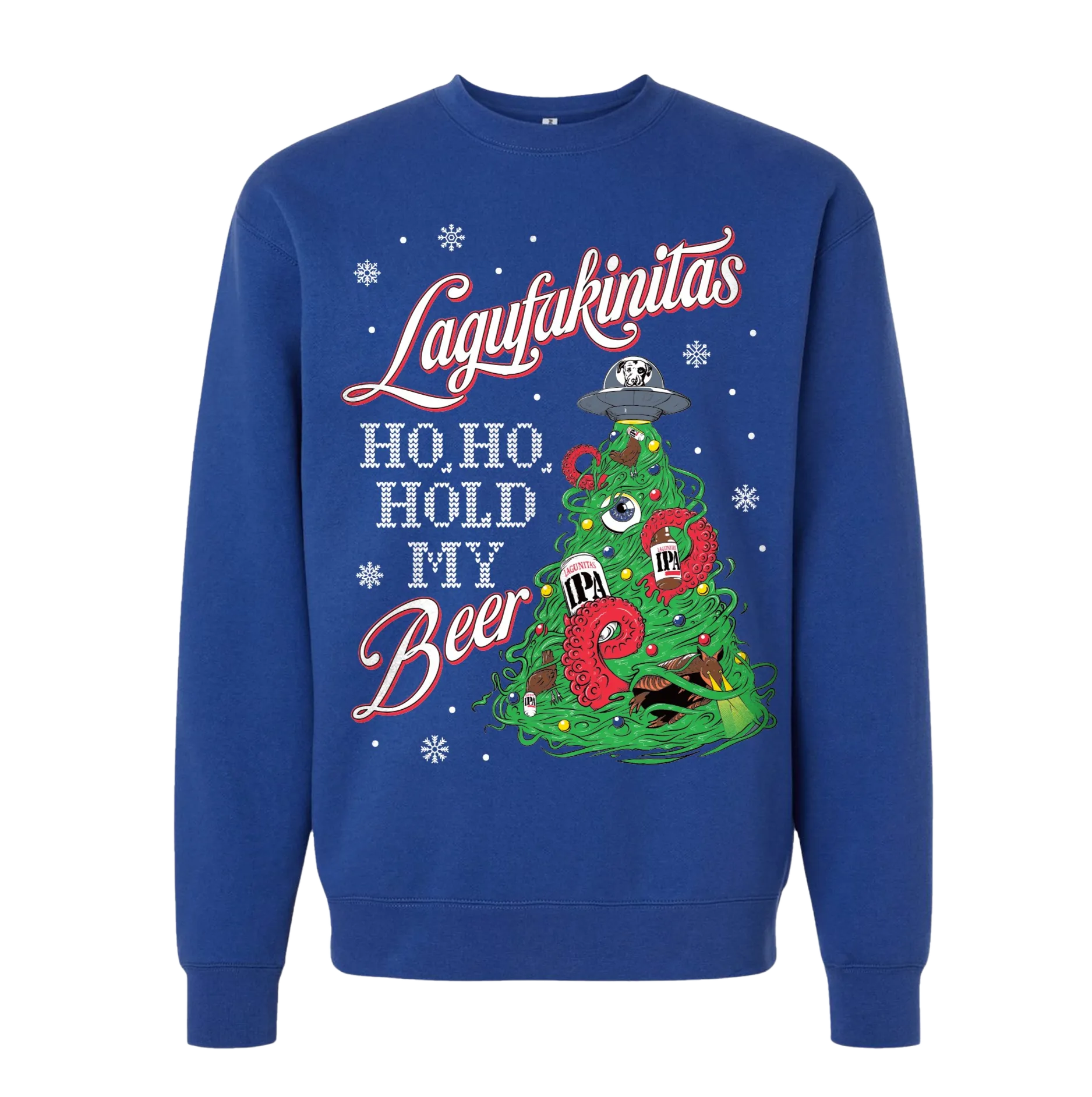 HO HO HOLD MY BEER Holiday Crewneck