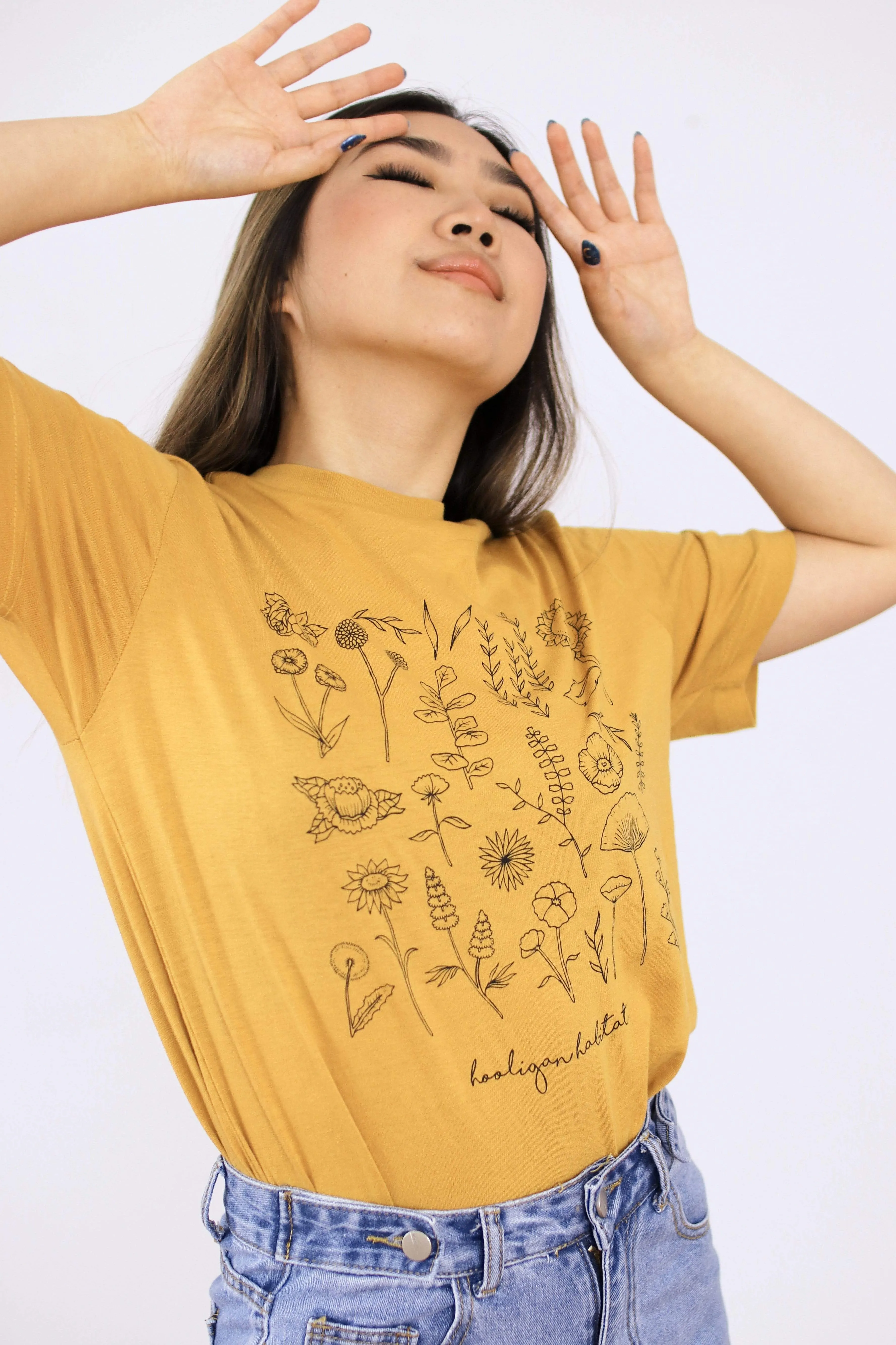 JenerationDIY: Exclusive Floral Mustard Shirt