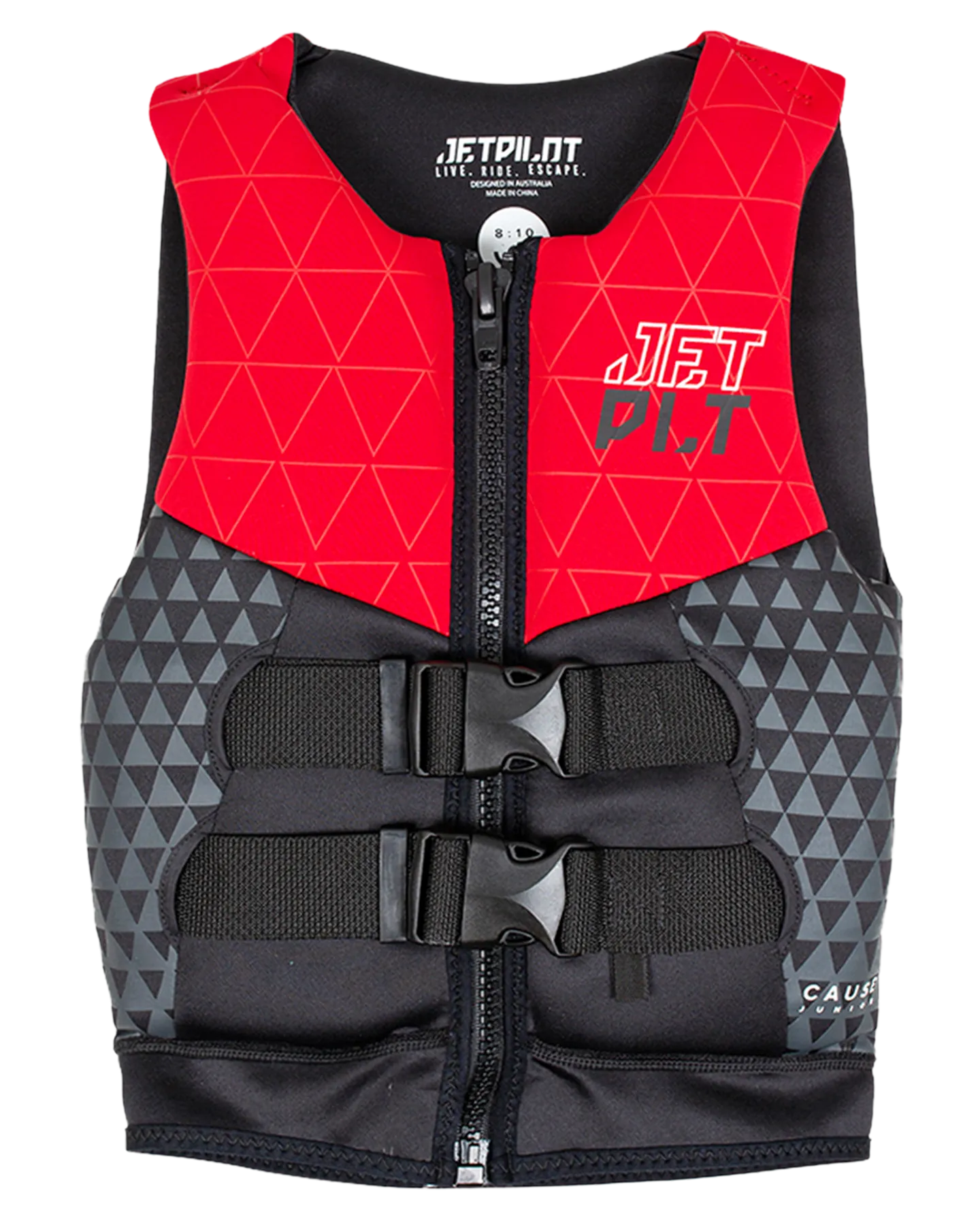 Jetpilot The Cause F/E Youth Neo Vest - Red Level 50