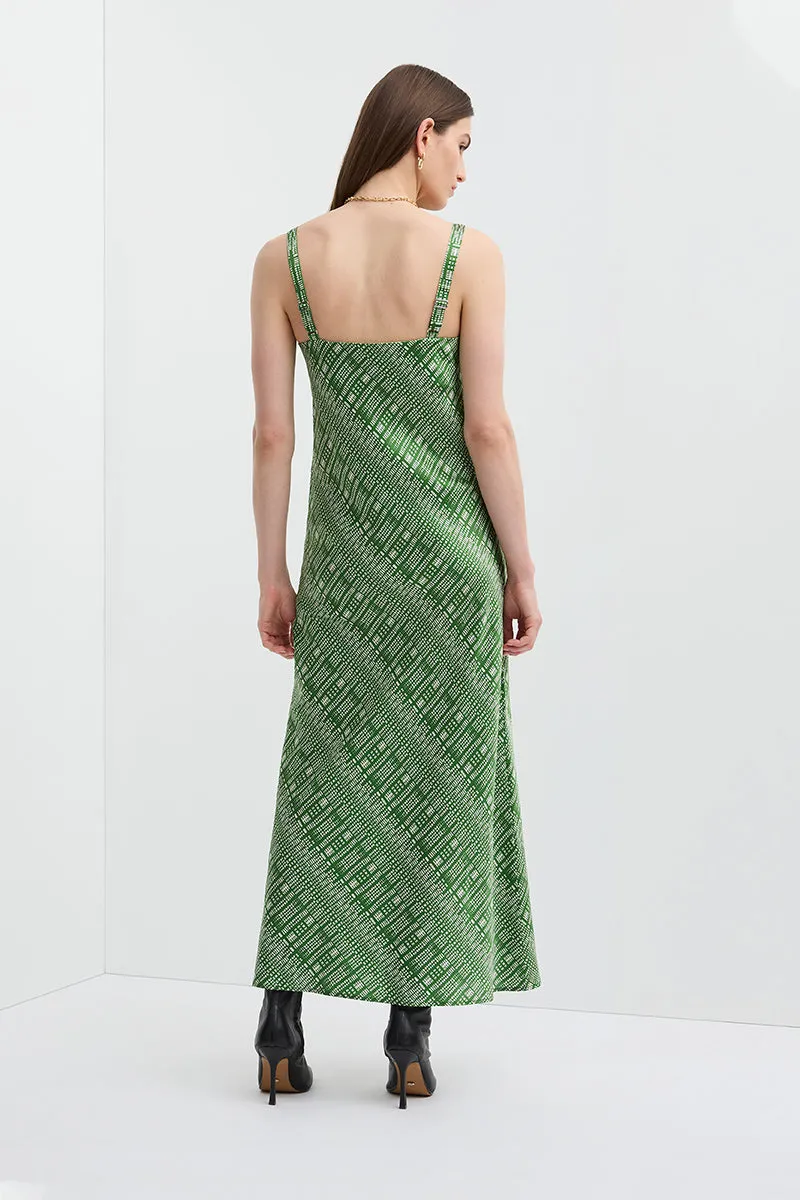 LIGHTNESS OF BEING SILK SLIP DRESS- Shibori