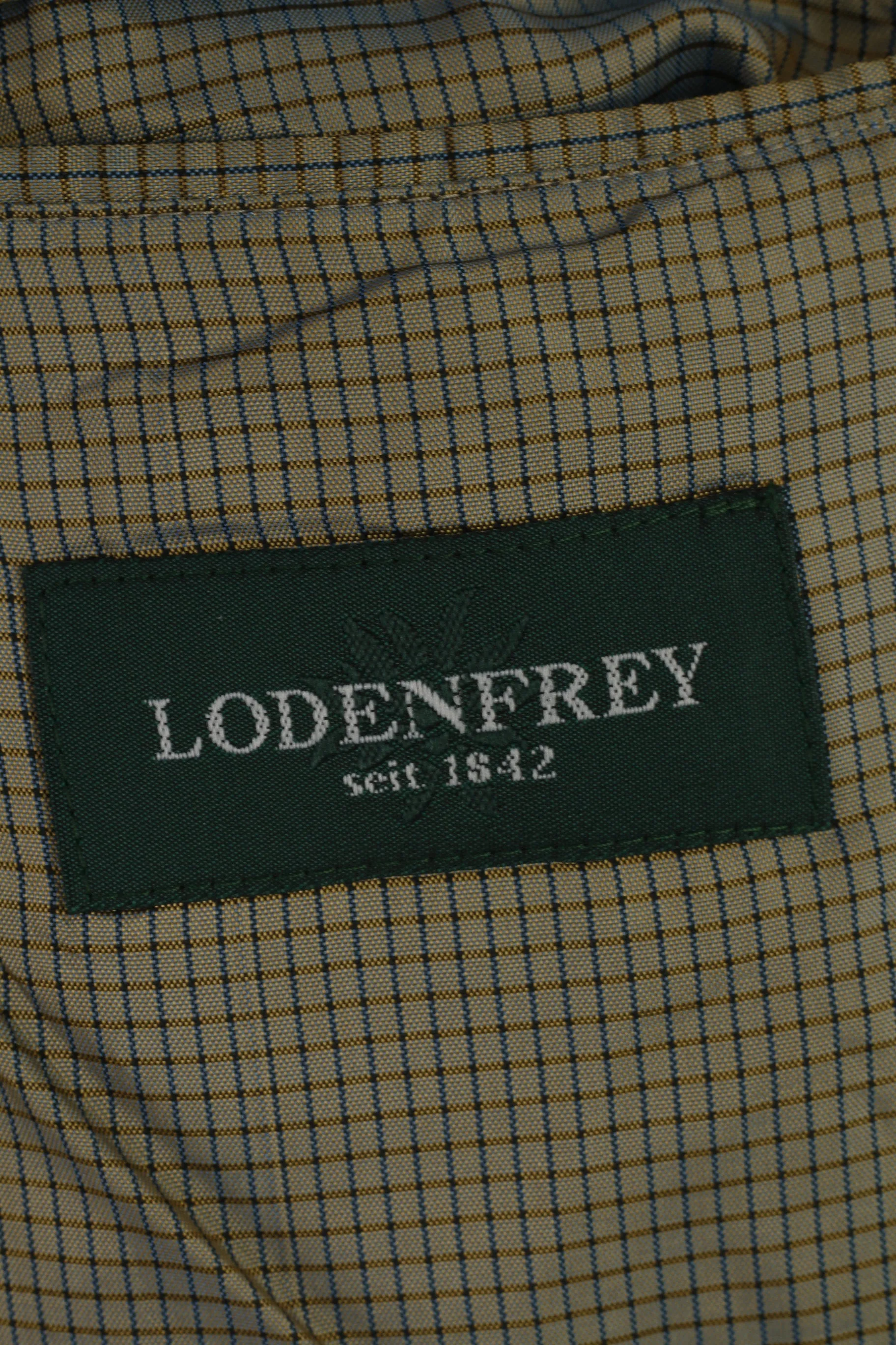 Lodenfrey Men 56 Blazer Wool Grey Vintage Tyrol Tiroler Loden Collar  Bottoms Jacket Top