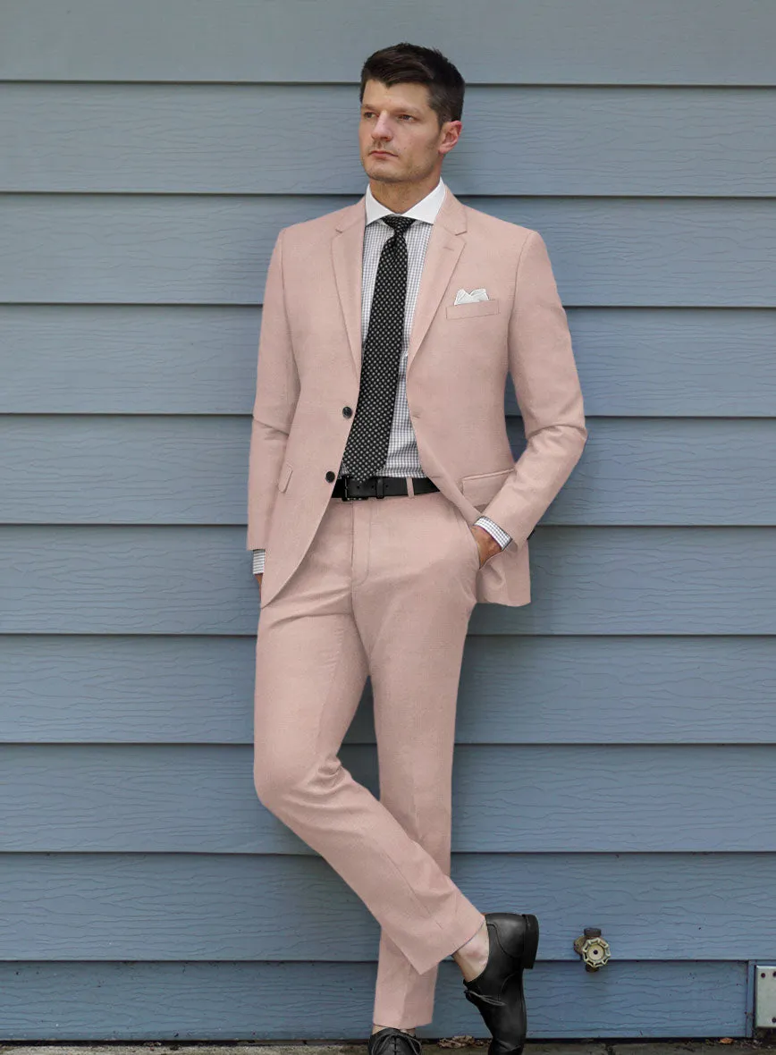 Marco Stretch Pink Wool Suit