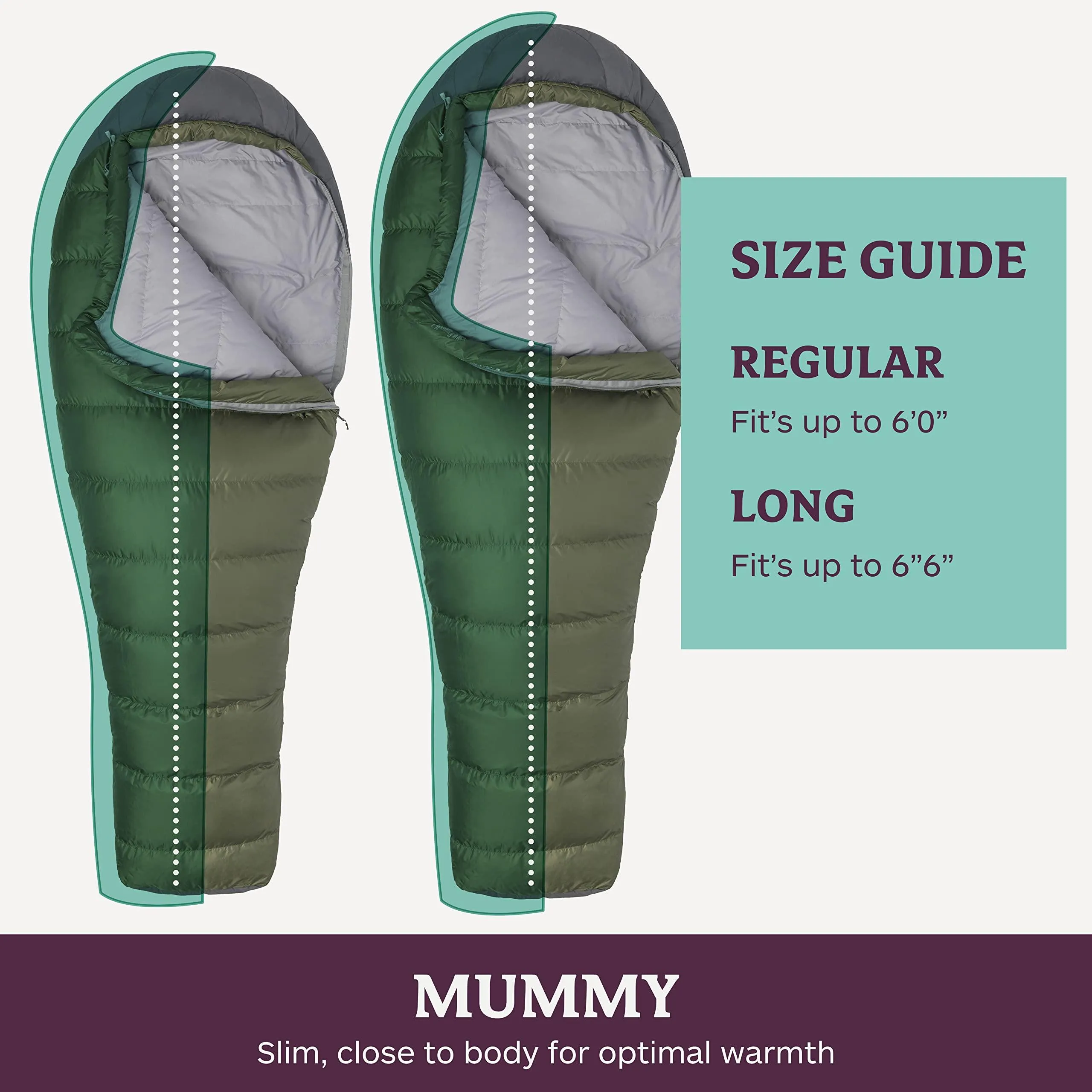 Marmot Ironwood 30 Mummy Lightweight Sleeping Bag, 30-Degree Rating