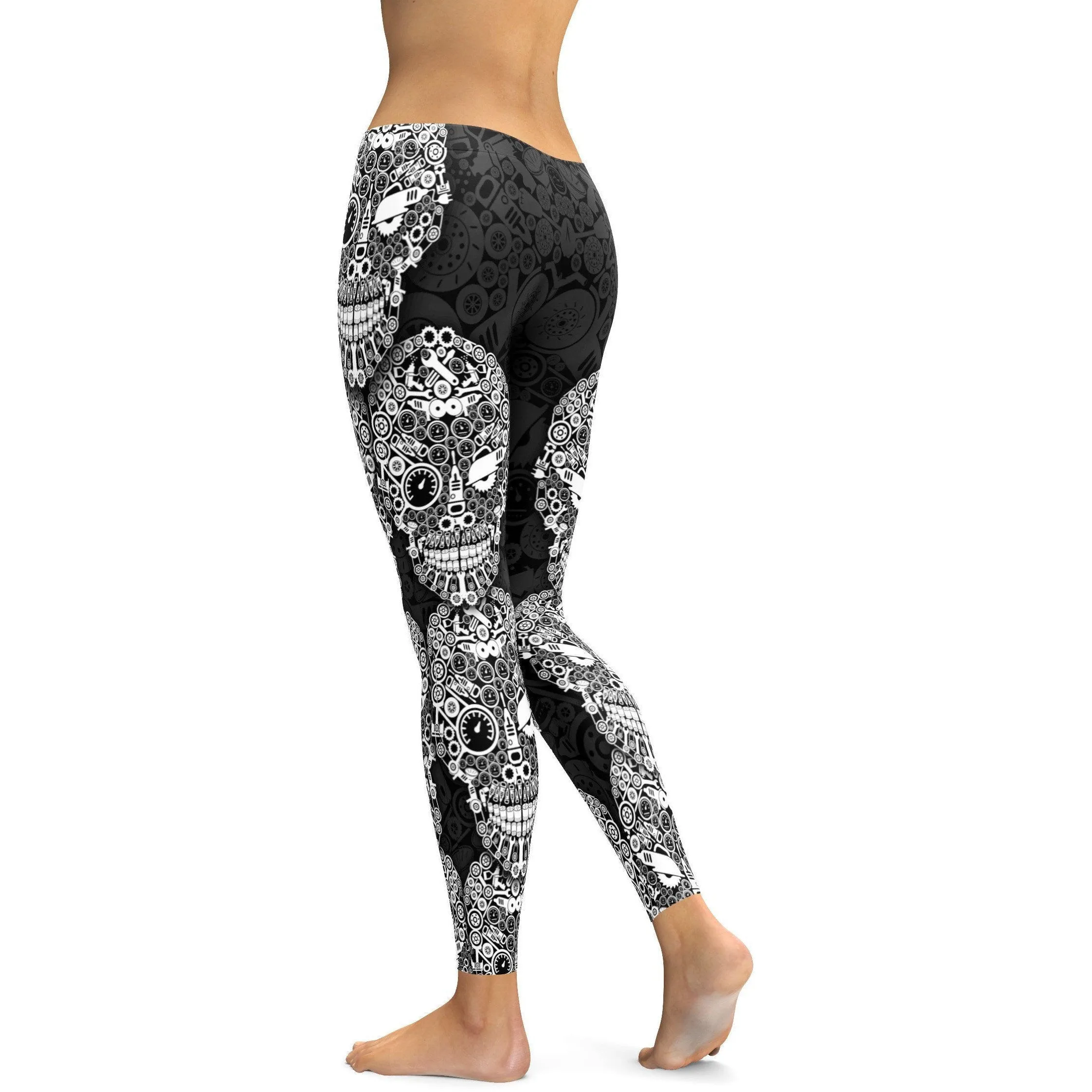 Mechanic Skull Leggings