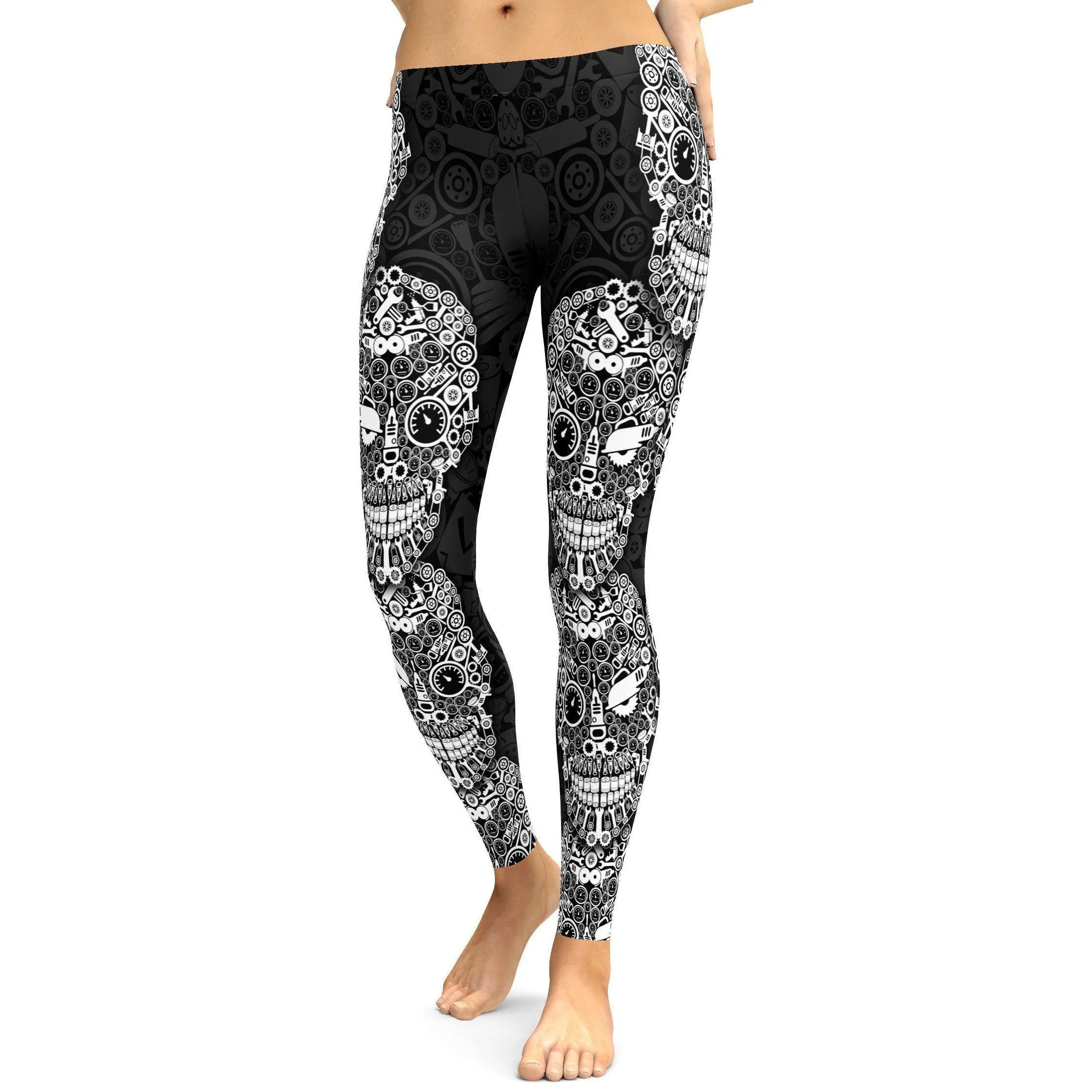 Mechanic Skull Leggings