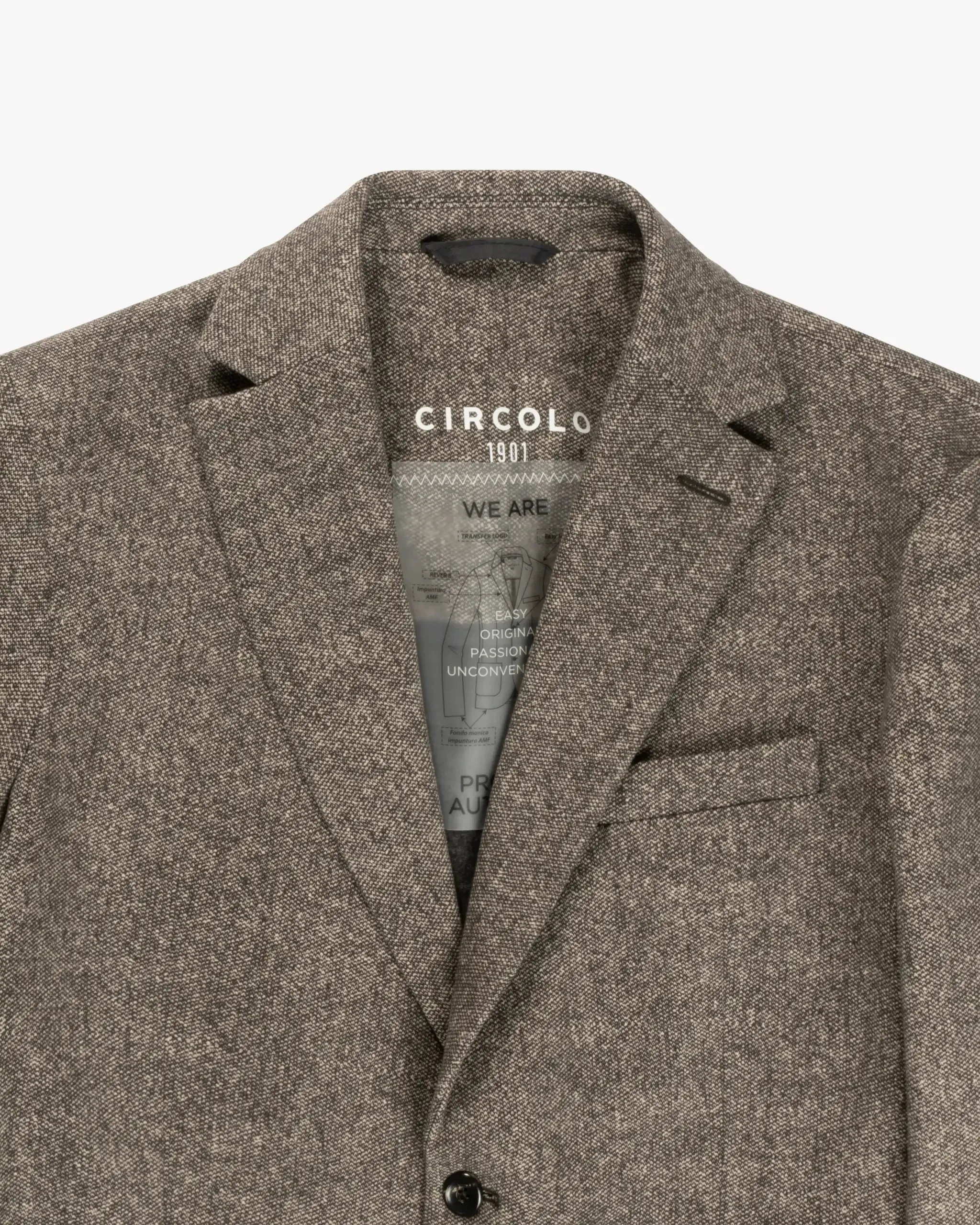 Micro-Fischgräten Stretch Blazer von Circolo