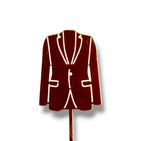 Mirror acrylic topper (gold) "Suit jacket"