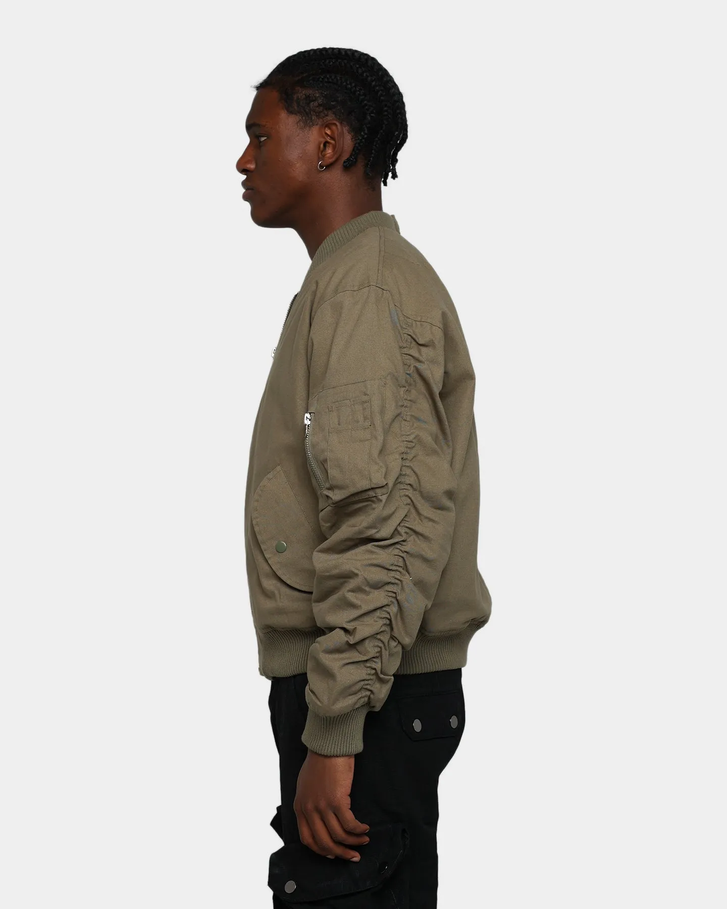 MNML Upscale Bomber Jacket Grey