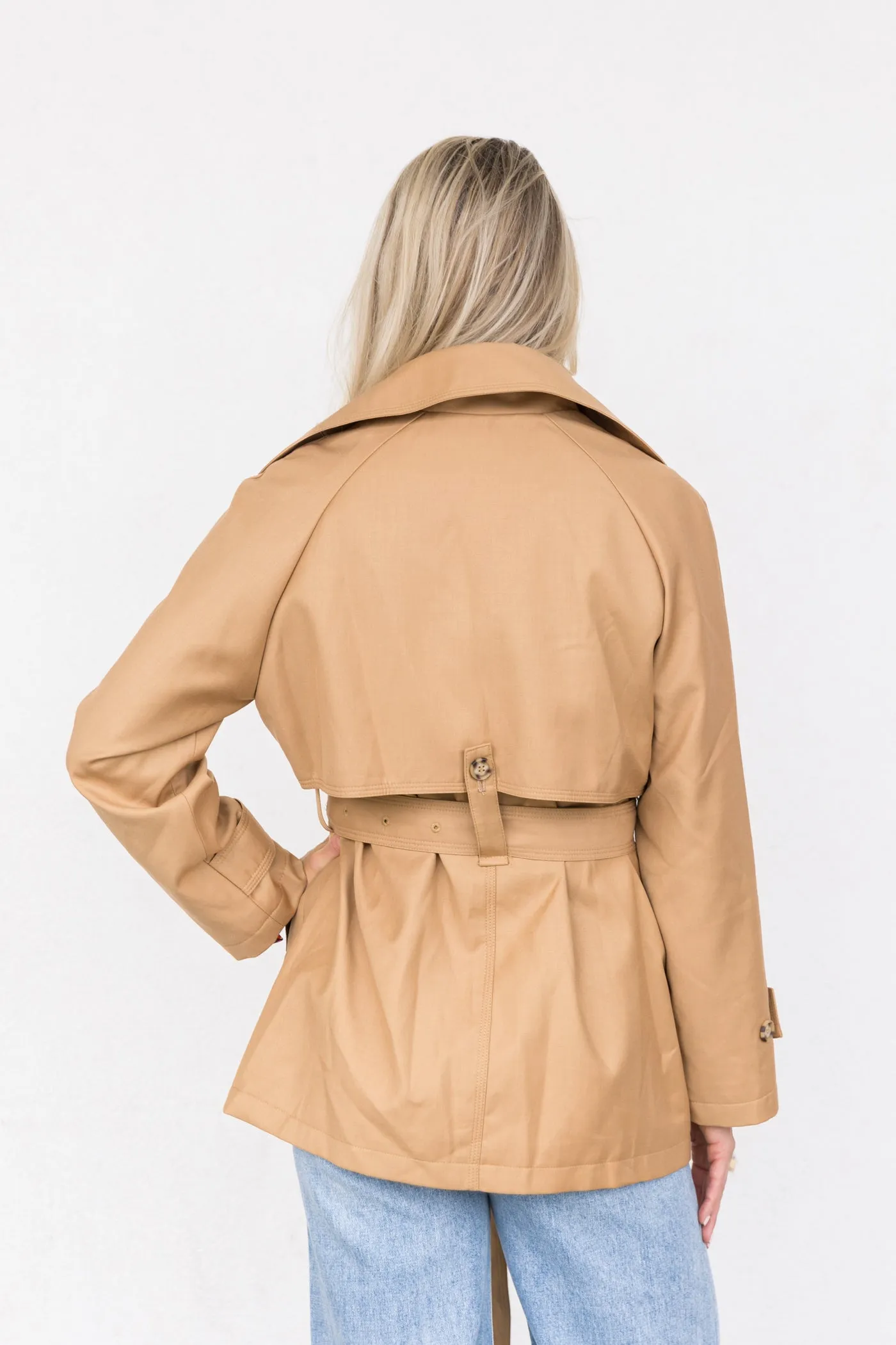 MONICA SHORT TRENCH COAT