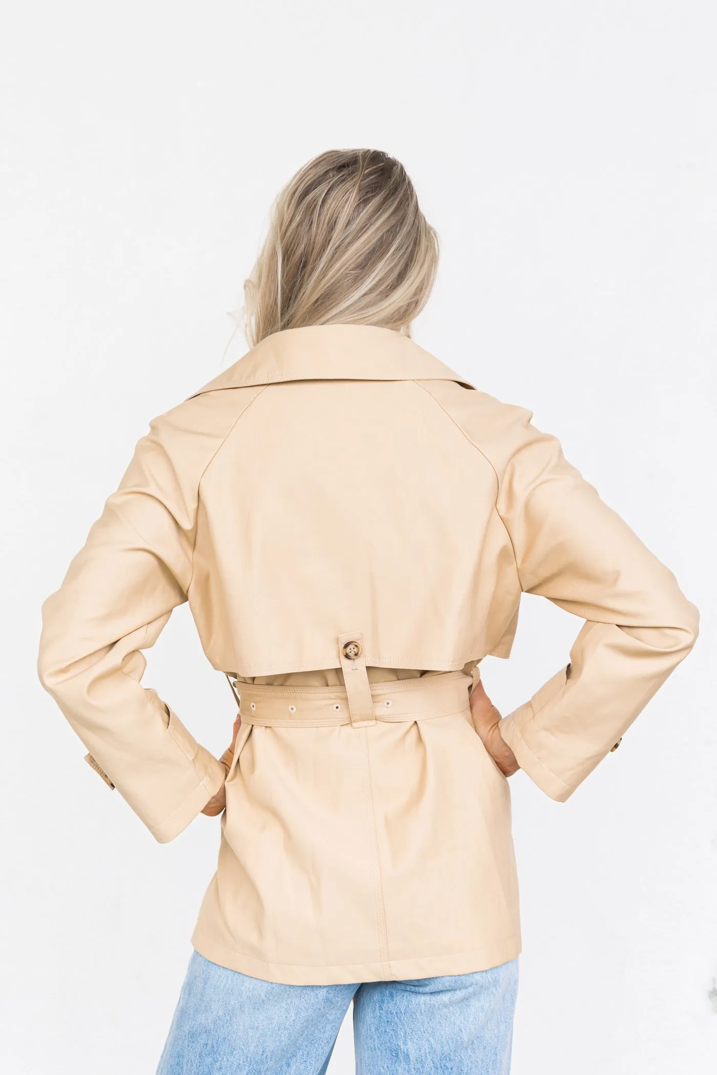 MONICA SHORT TRENCH COAT