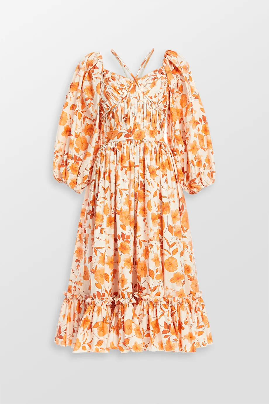 Naia Floral Midi Dress