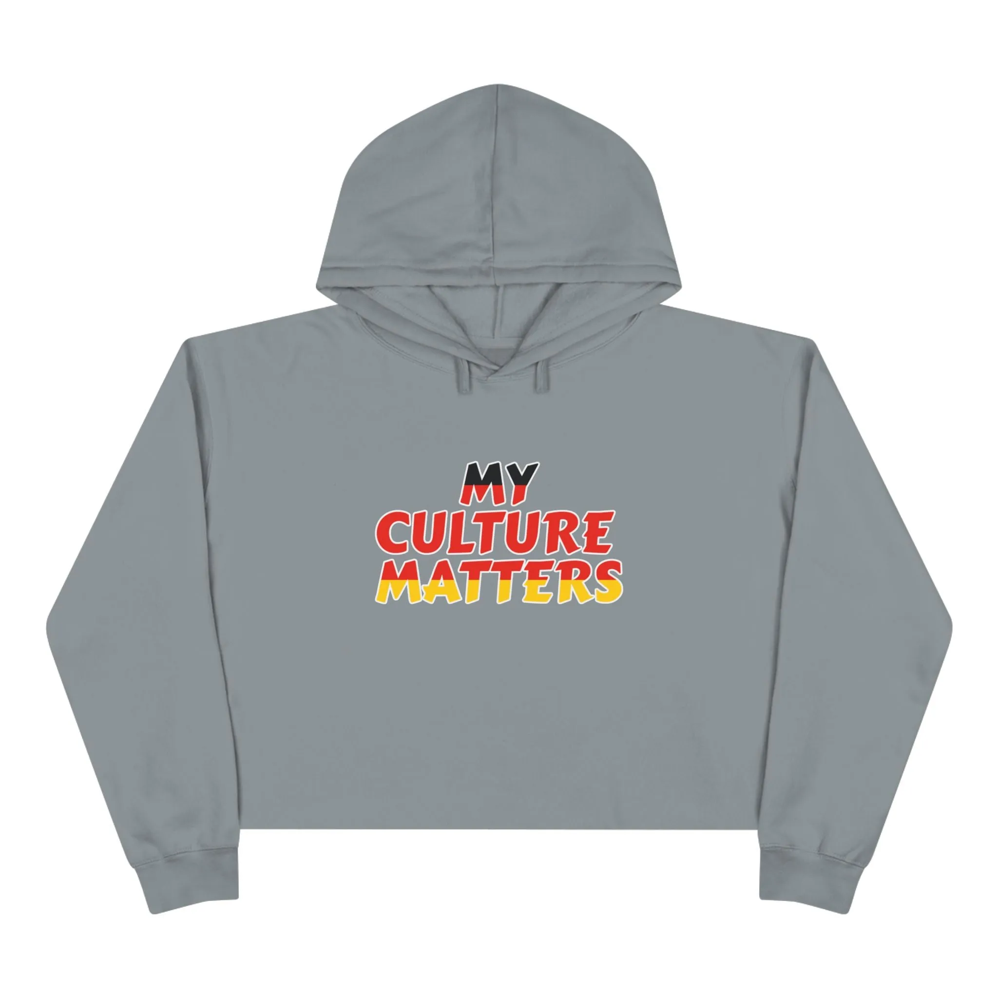 Native 'Culture Matters' Crop Hoodie